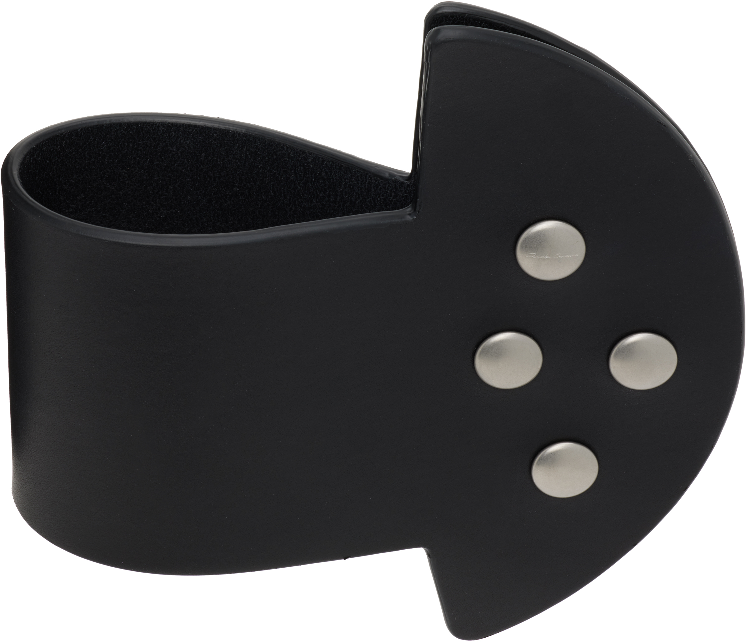 Rick Owens Concordians Anthem Snaps Cuff Bracelet In Black