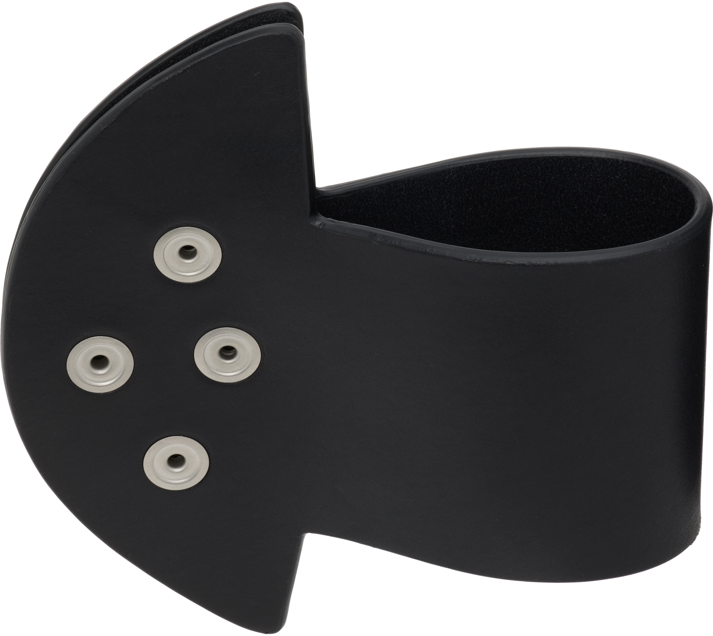 Rick Owens Concordians Anthem Snaps Cuff Bracelet In Black