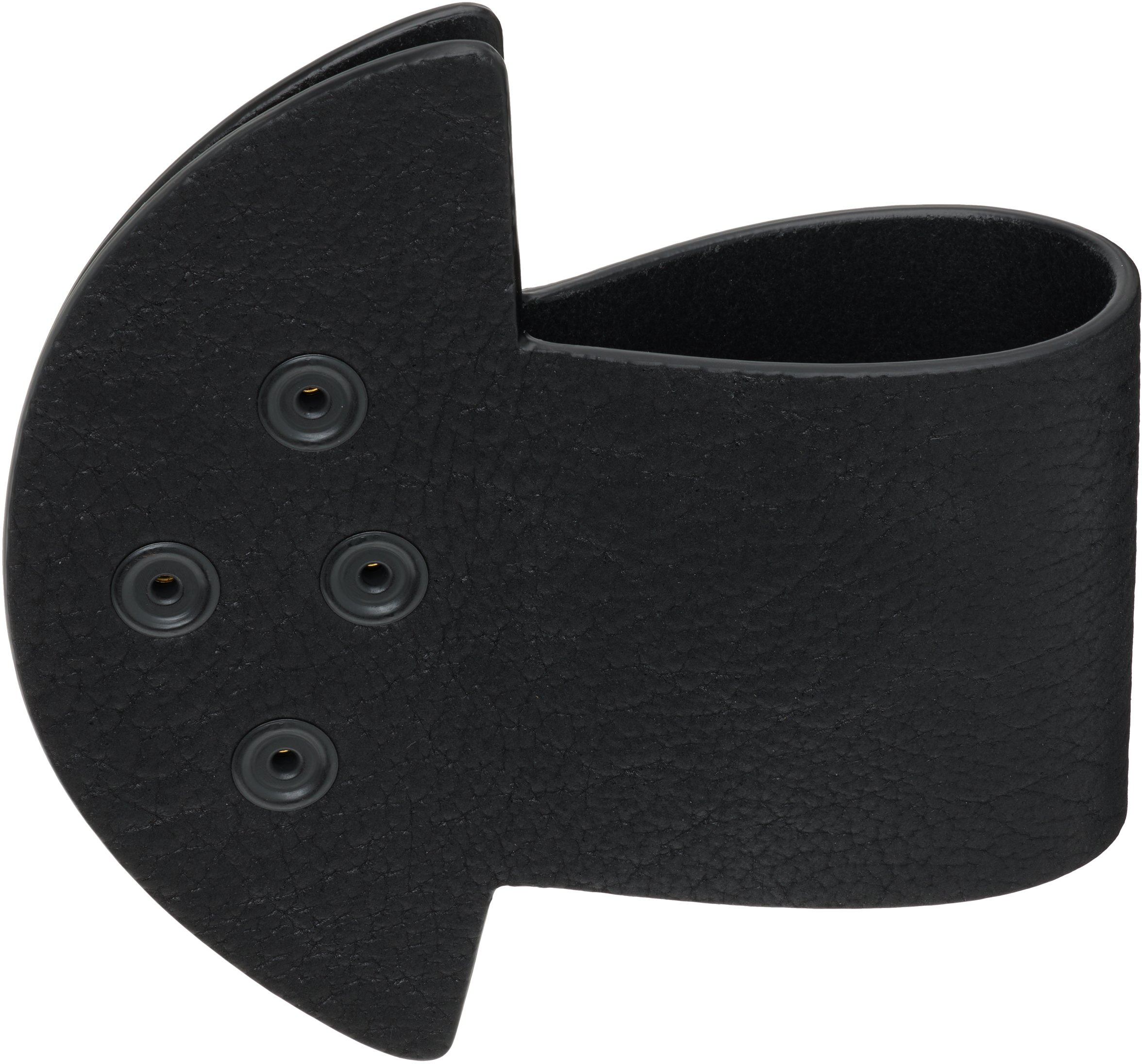Rick Owens Concordians Anthem Snaps Cuff Bracelet In Black