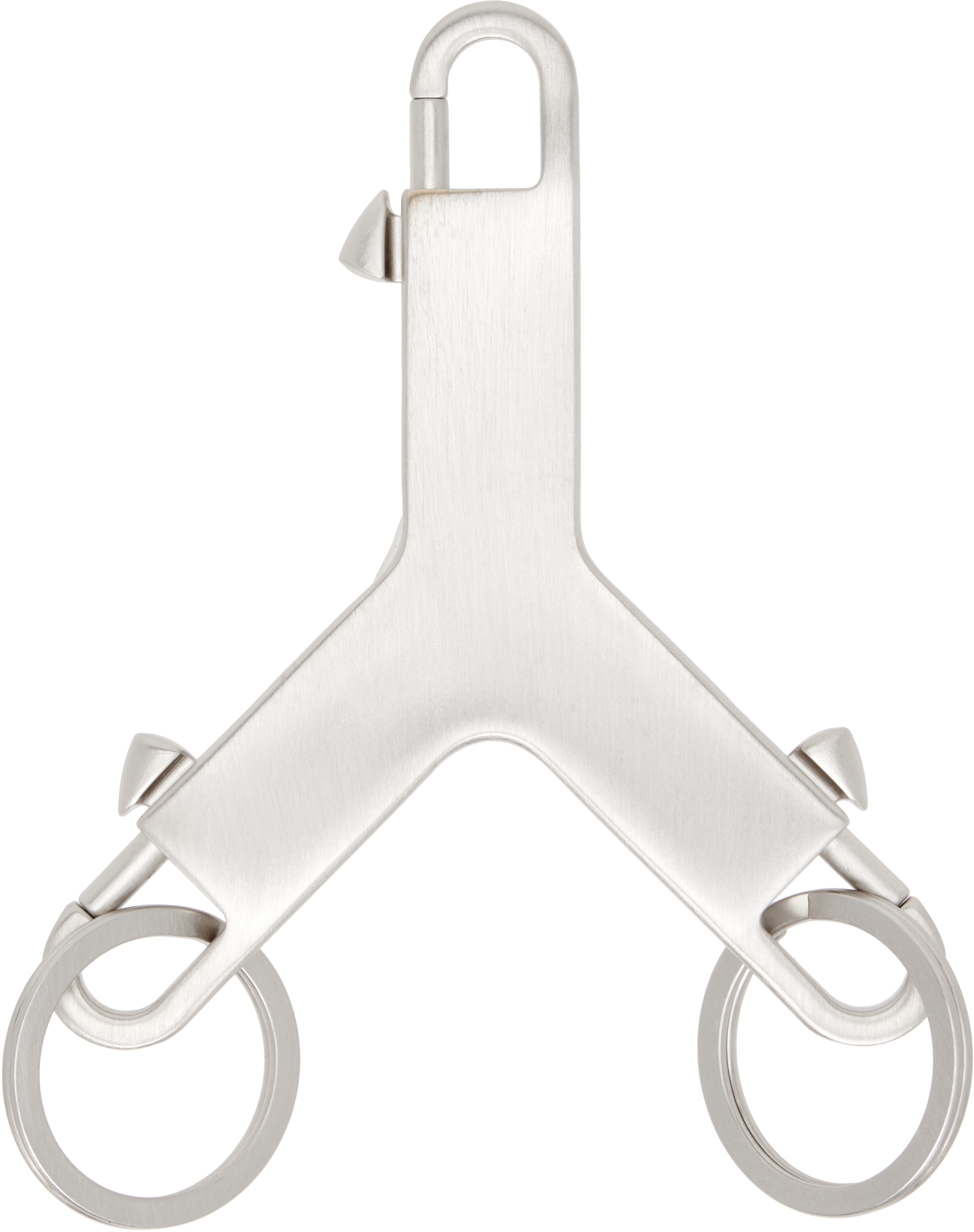 Rick Owens Silver Concordians Cerberus Keychain