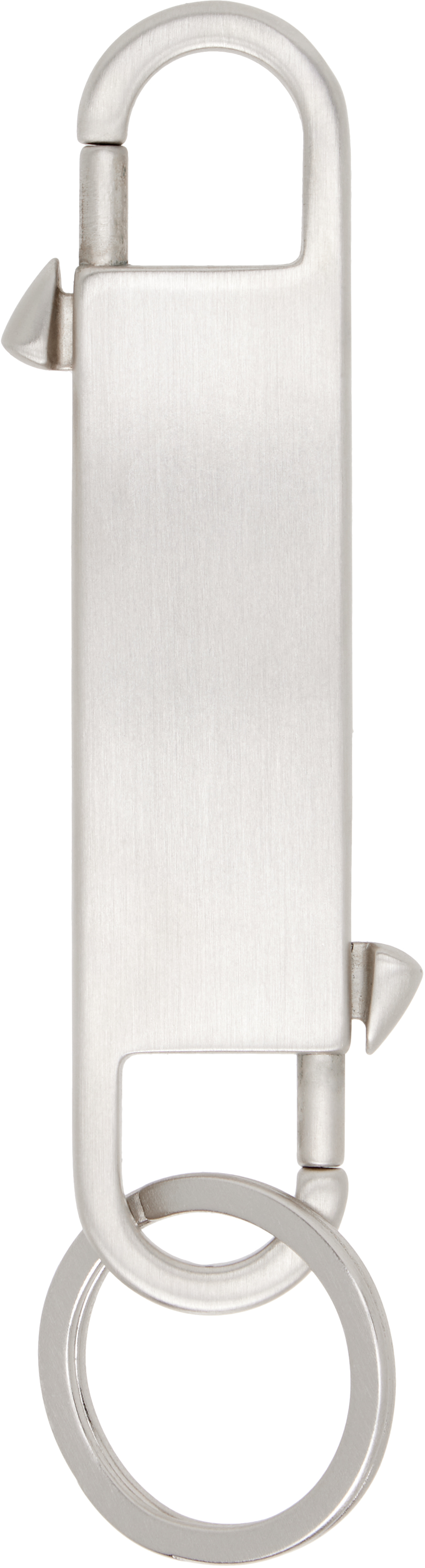 Rick Owens Silver Hollywood Gemini Keychain
