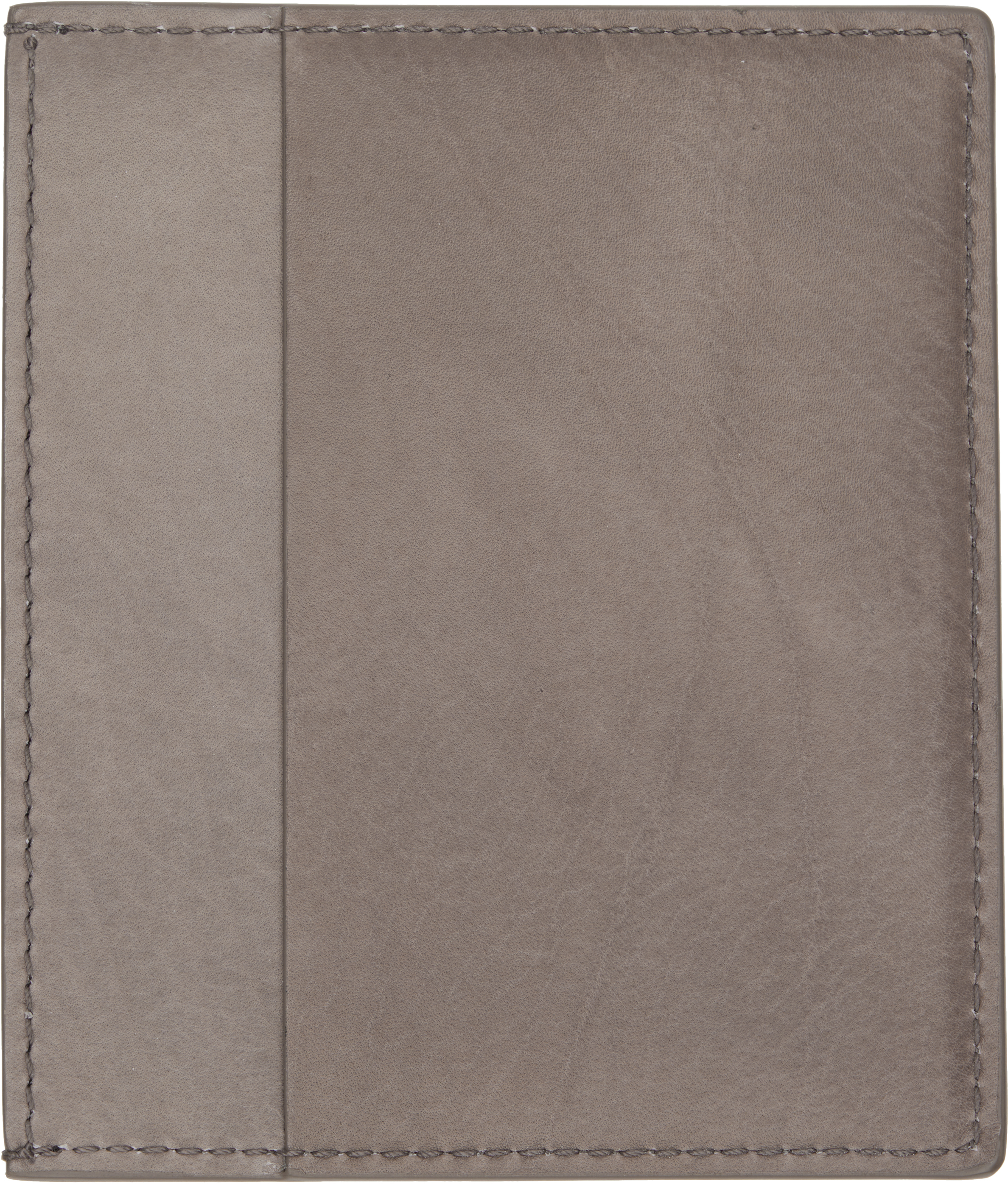 Rick Owens Gray Concordians Square Card Holder In Sand