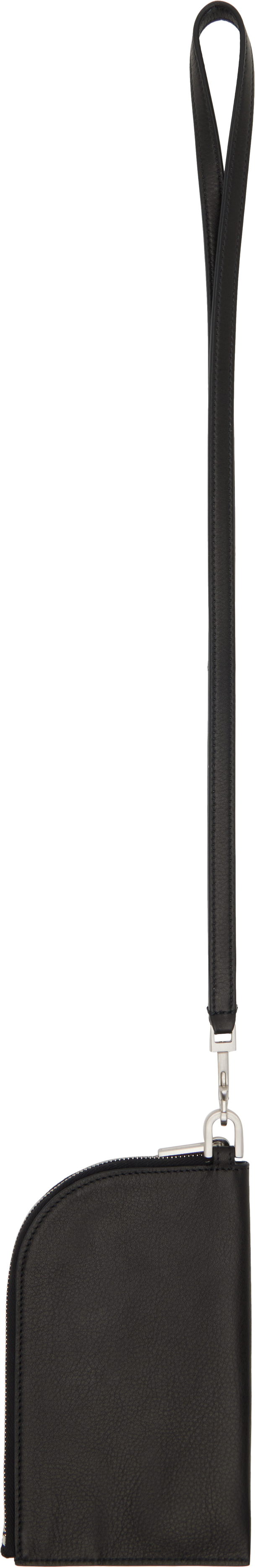 Rick Owens Concordians Neck Bag In Black