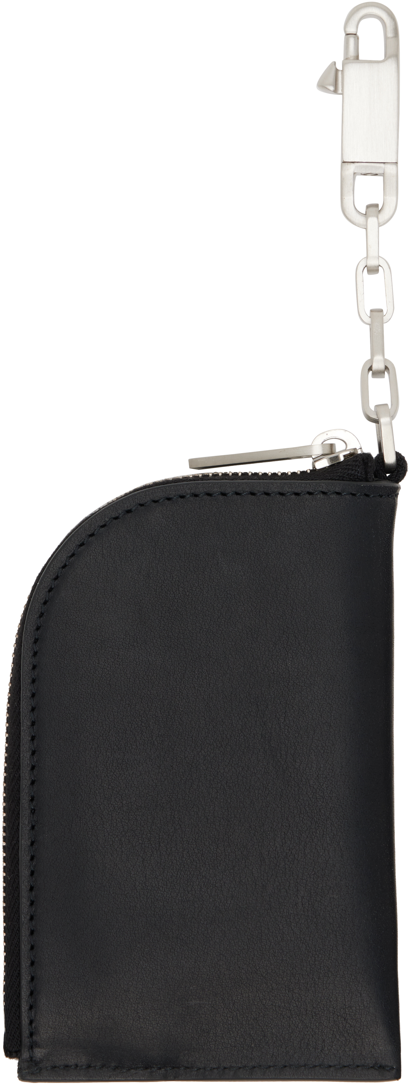 Rick Owens Black Concordians Hook Wallet In Black