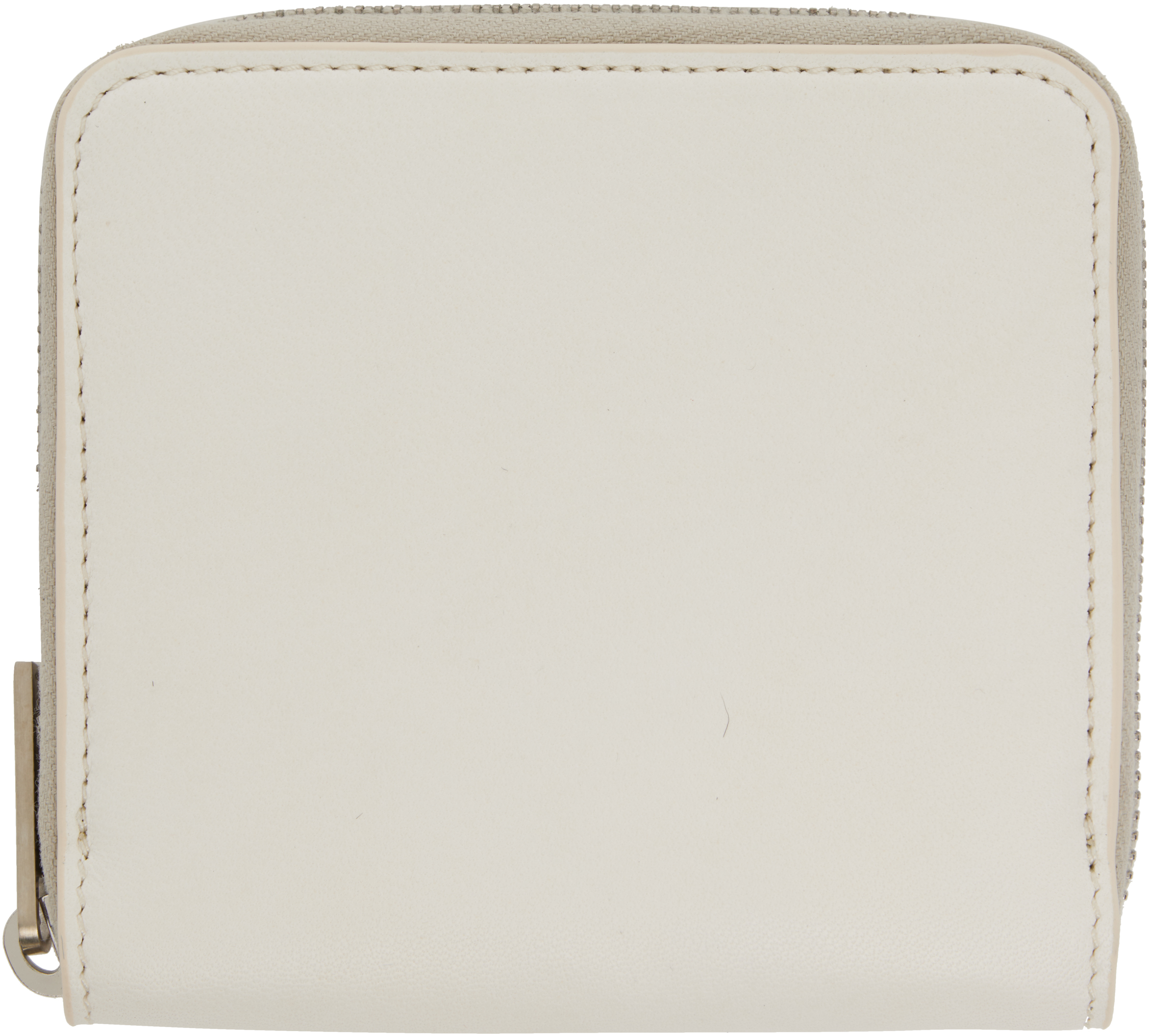 Rick Owens Off-white Concordians Zipped Wallet In Neutral