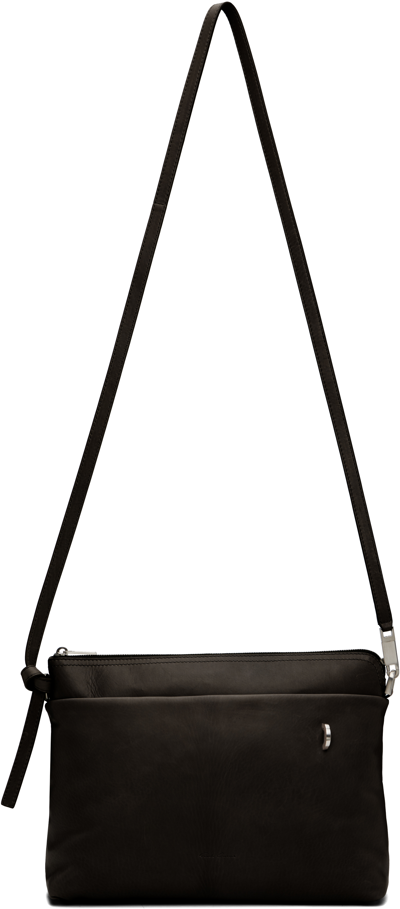 RICKOWENS リックオウエンス プロング クラッチ バッグ シルバー Rick Owens メンズ バッグ | SSENSE 日本