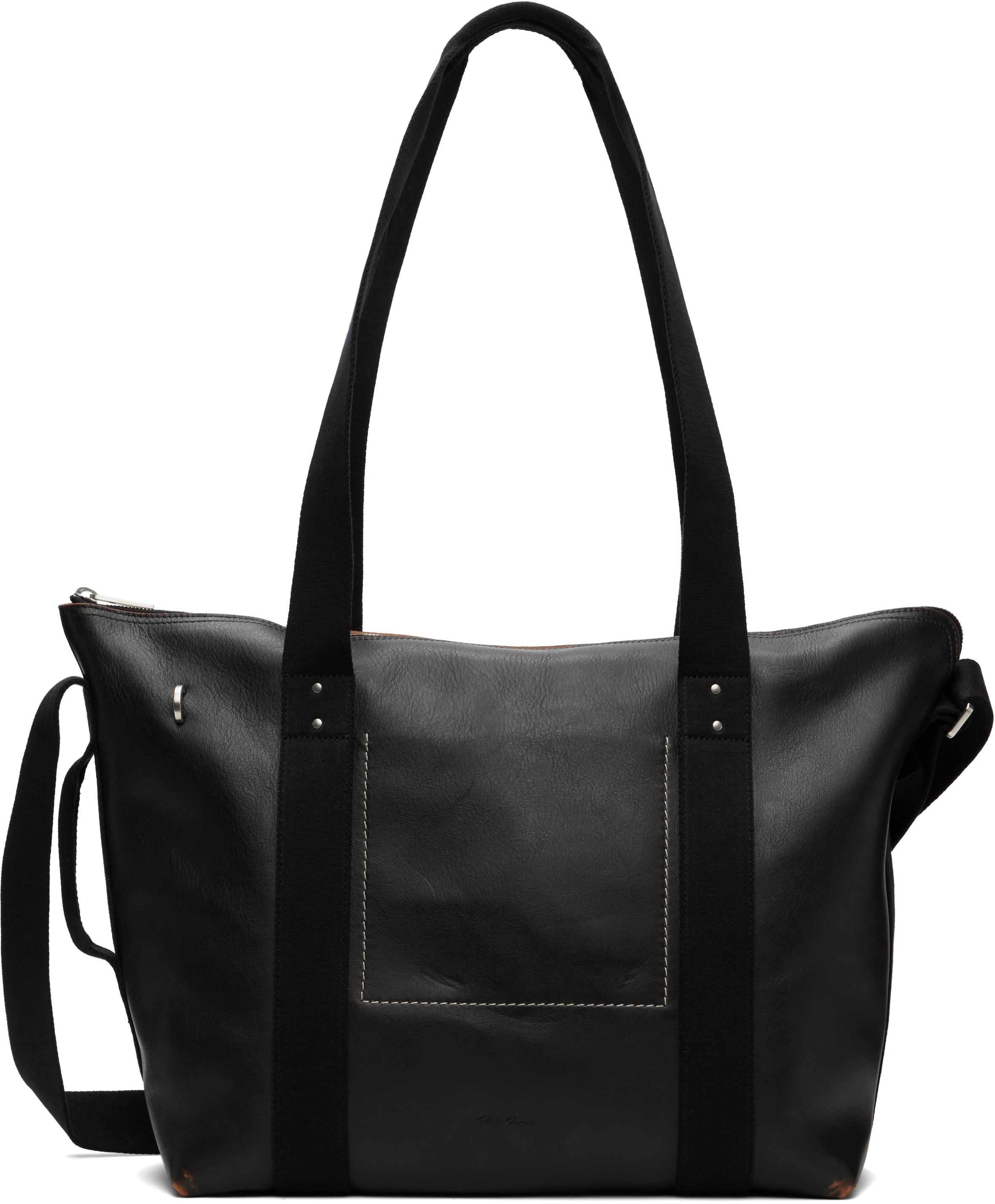 Rick Owens Black Concordians Trolley Tote