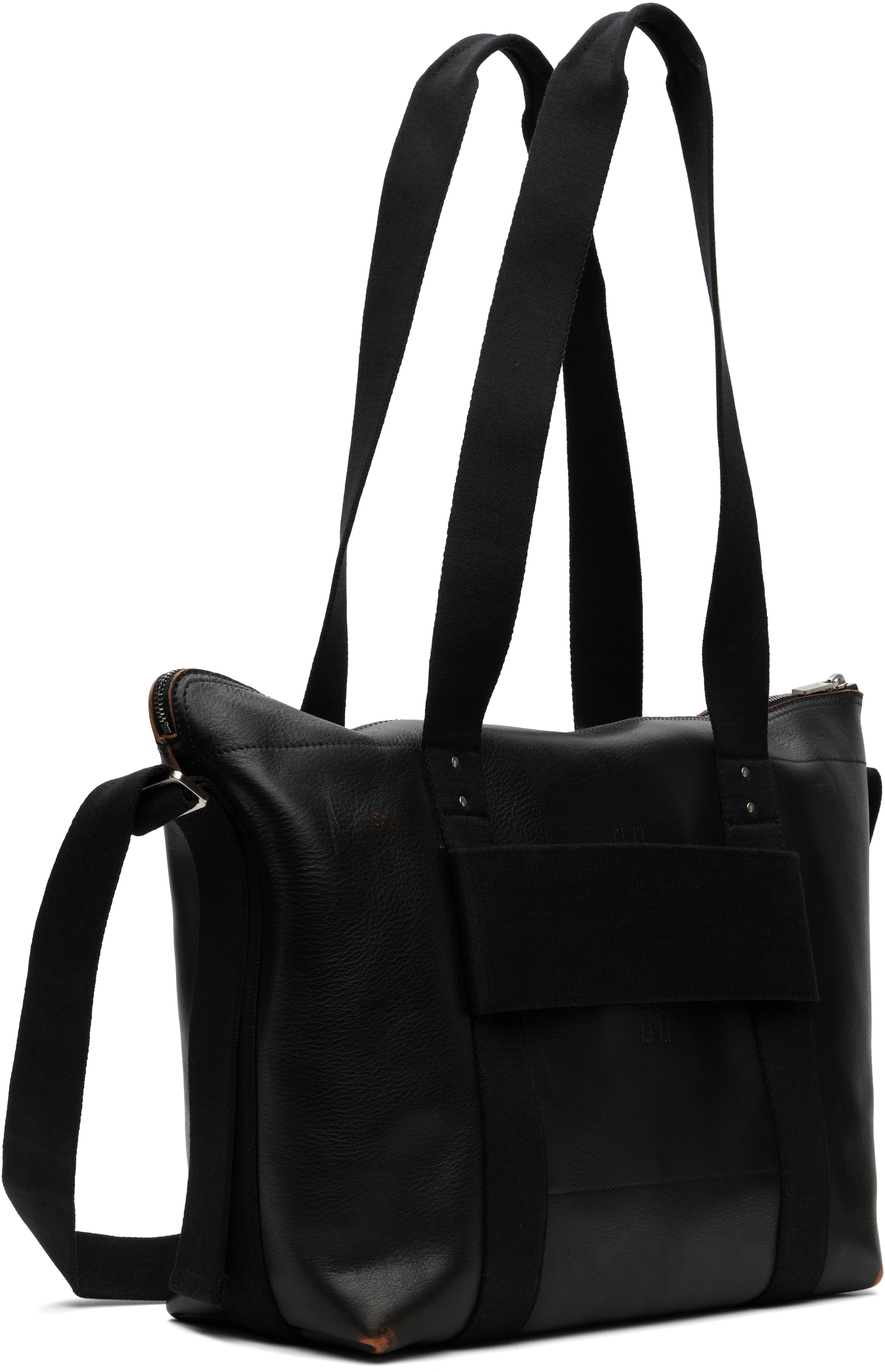Rick Owens Black Concordians Trolley Tote