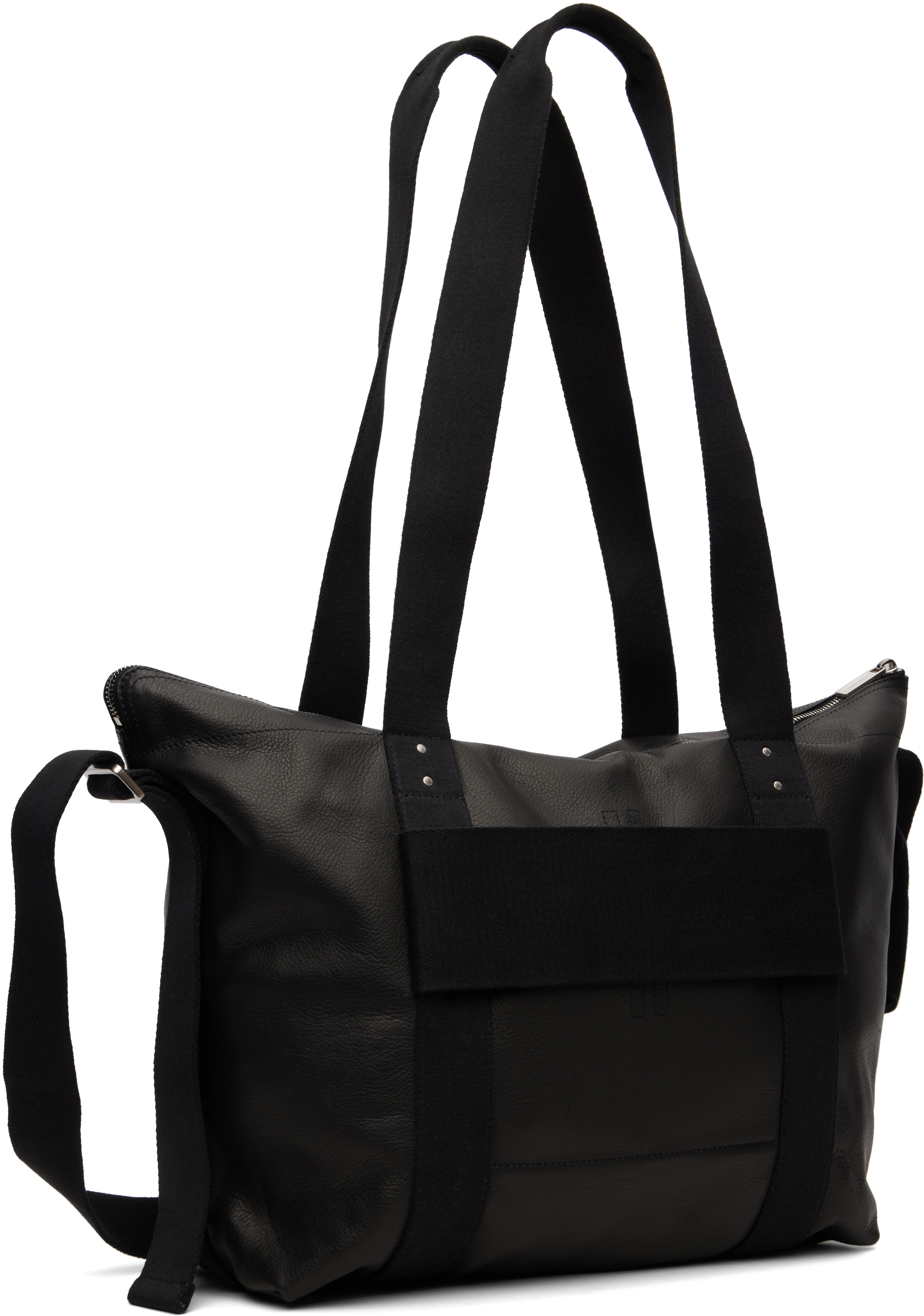 Rick Owens Black Concordians Trolley Tote