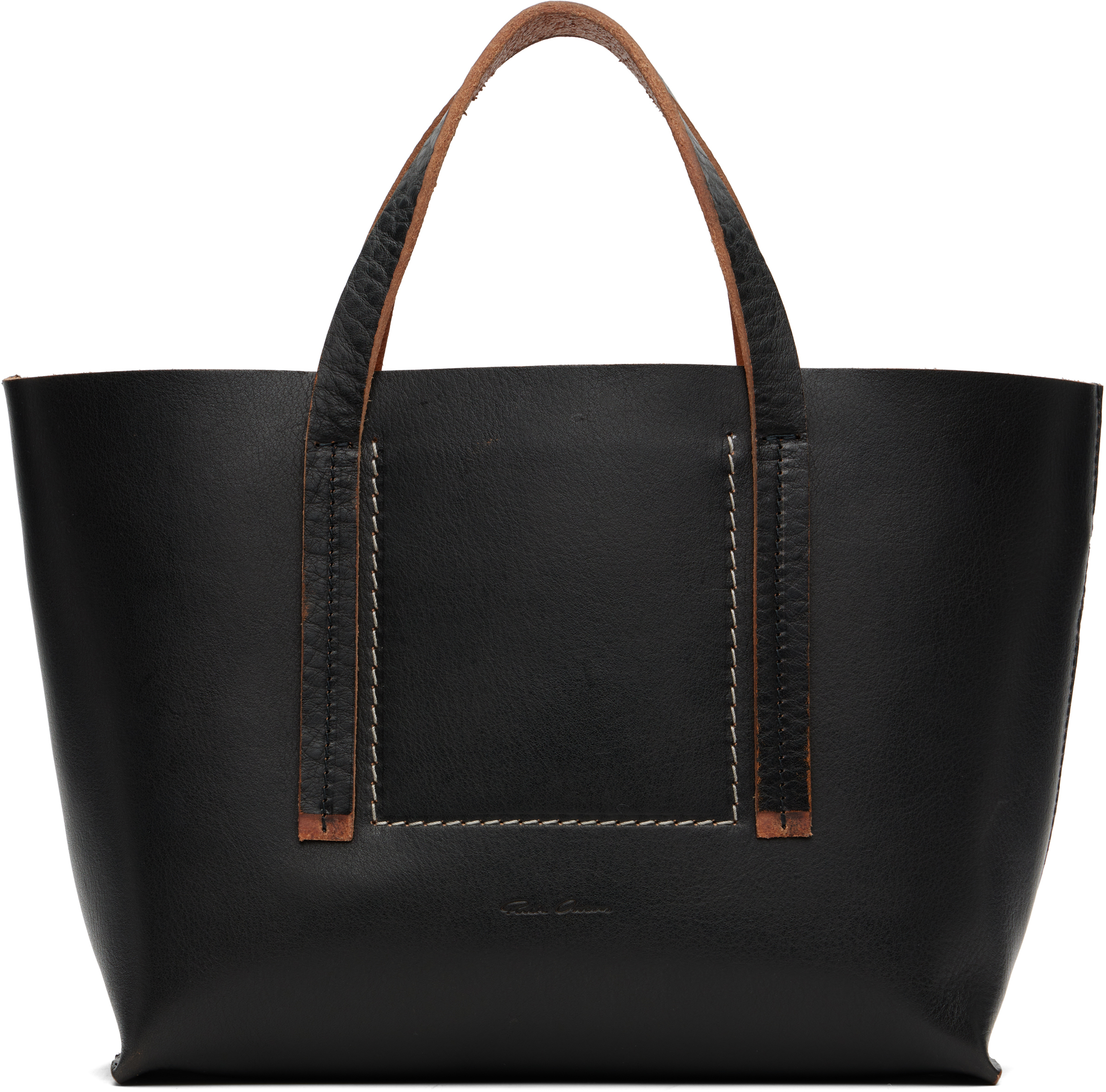 Rick Owens ブラック ミニ Concordians Shopper トートバッグ In Black