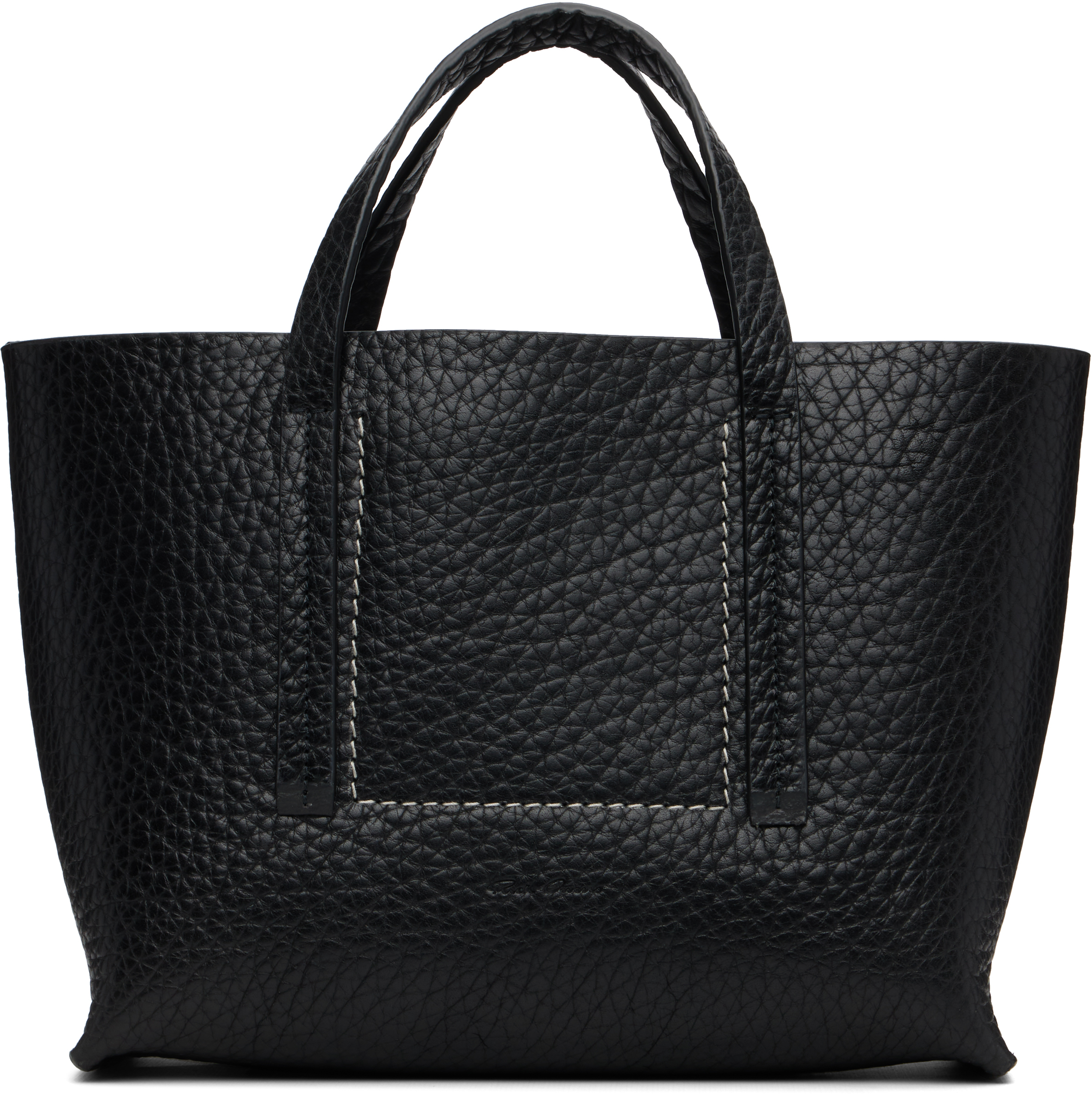 Rick Owens ブラック ミニ Concordians Shopper トートバッグ In Black