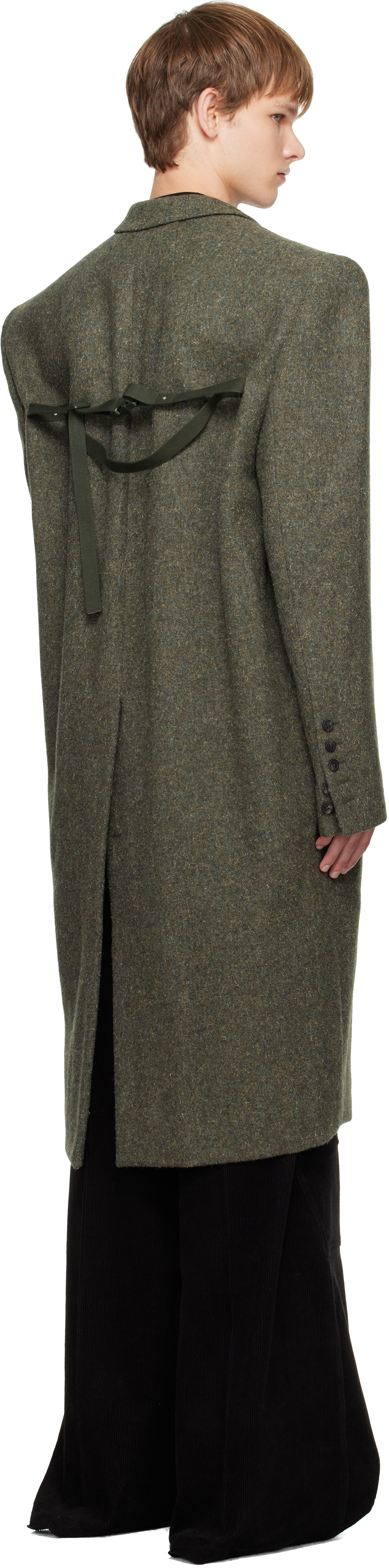 Rick Owens Khaki Concordians Fogpocket Ricks Coat In Multi
