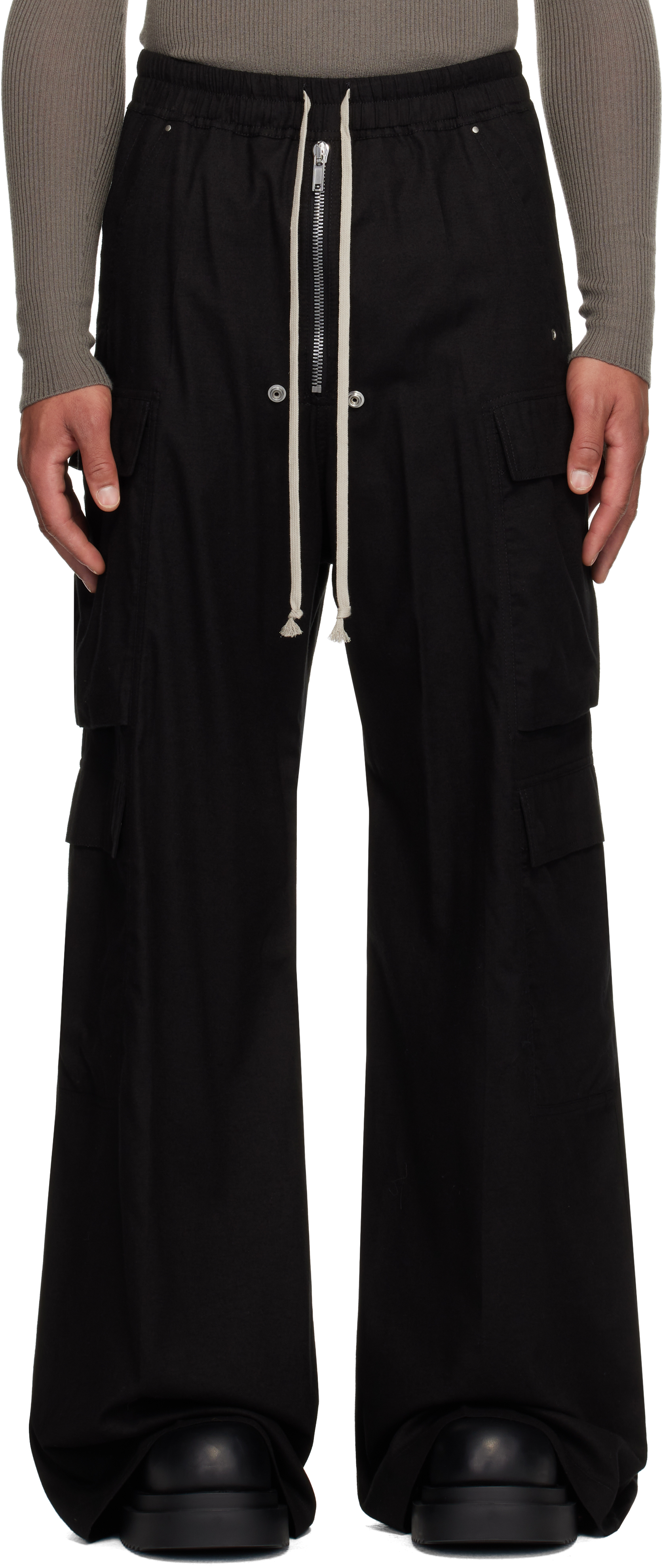 パンツ Rick owens cargobela Rick Owens リックオウエンス SS25 CARGOBELAS / BLK - NUBIAN