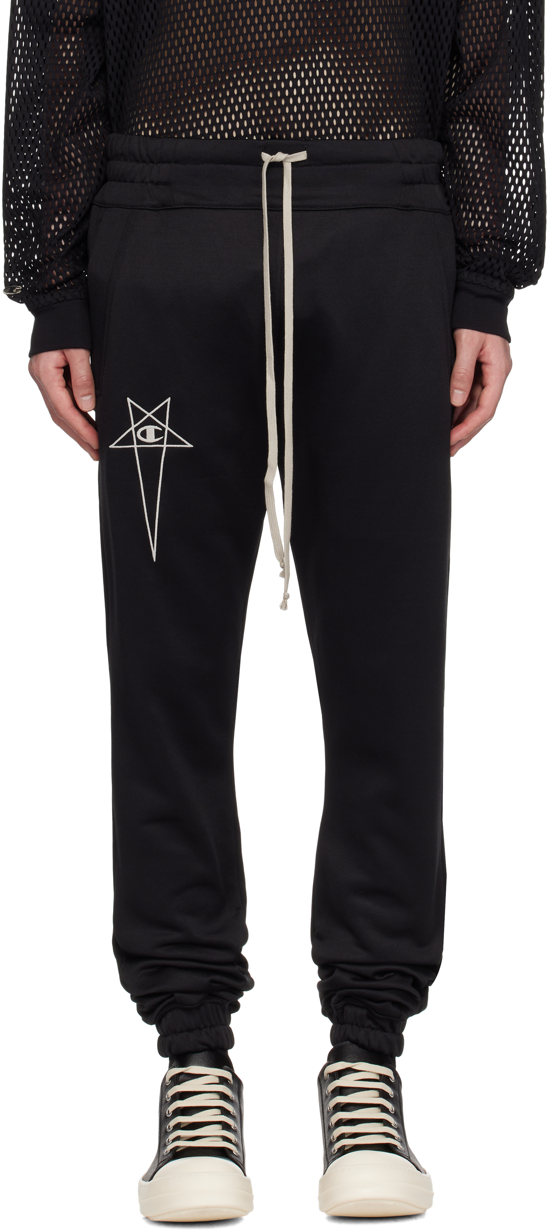 Black Champion Edition Joggers Sweatpants