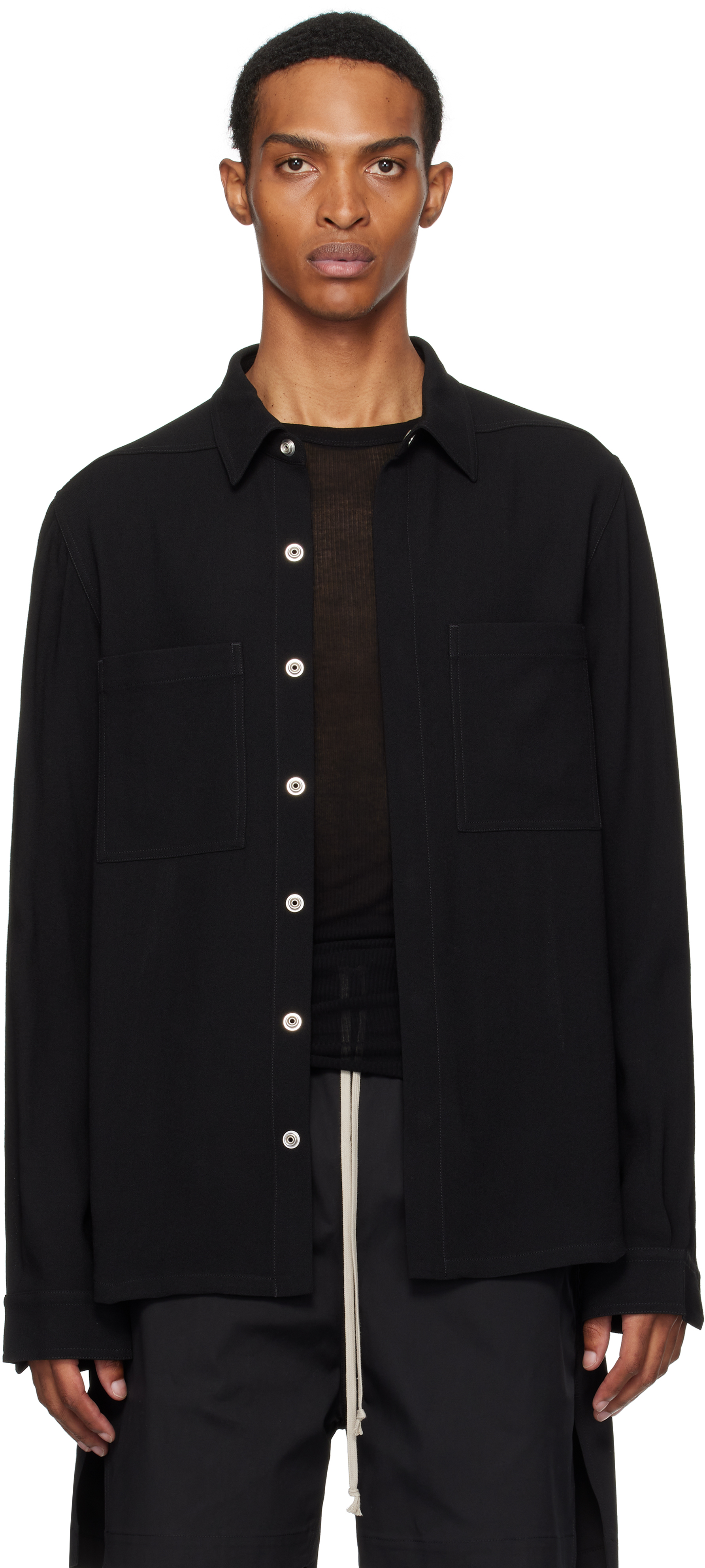 RICK Rick Owens 18aw OUTER SHIRT RR18F1729 OWENS | PLAID OUTERSHIRT