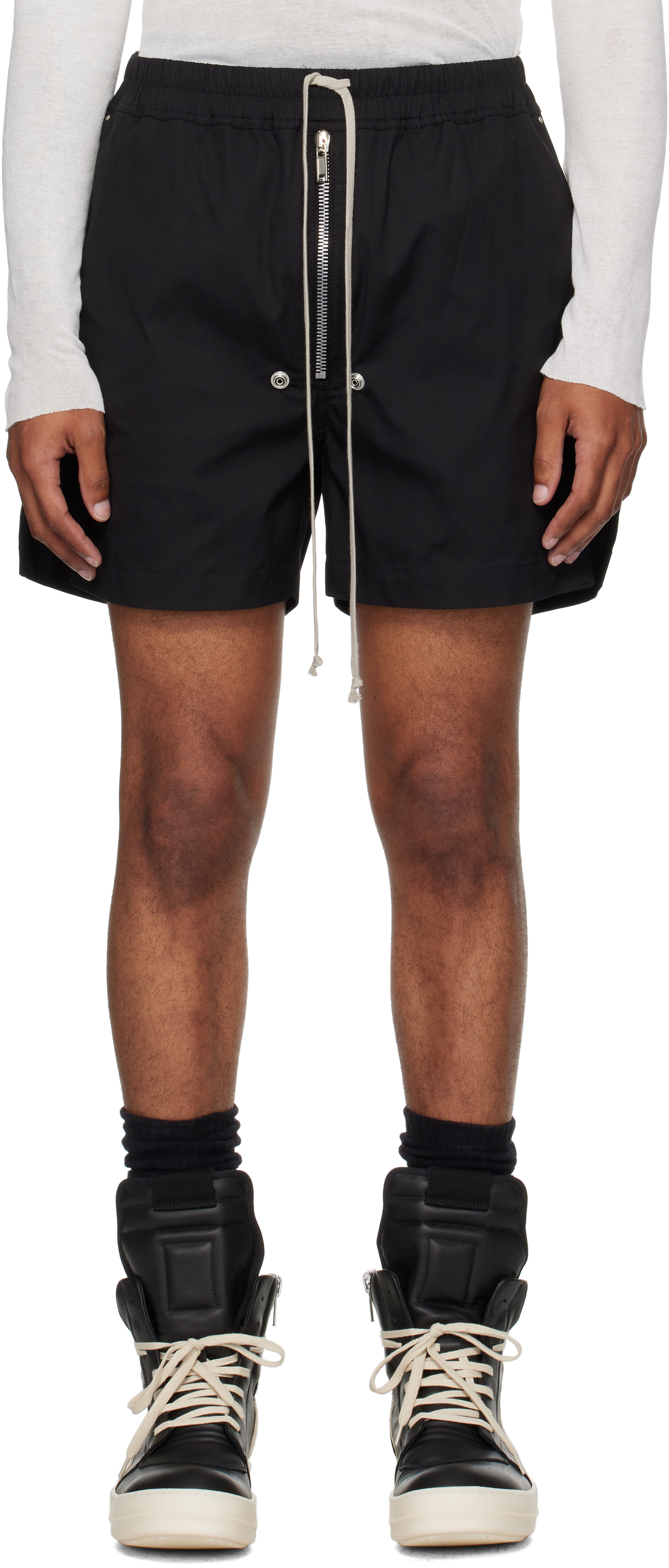 RickOwens pods 44 ブラック RICK'S PODS | Rick Owens(リックオウエンス) / パンツ ハーフ