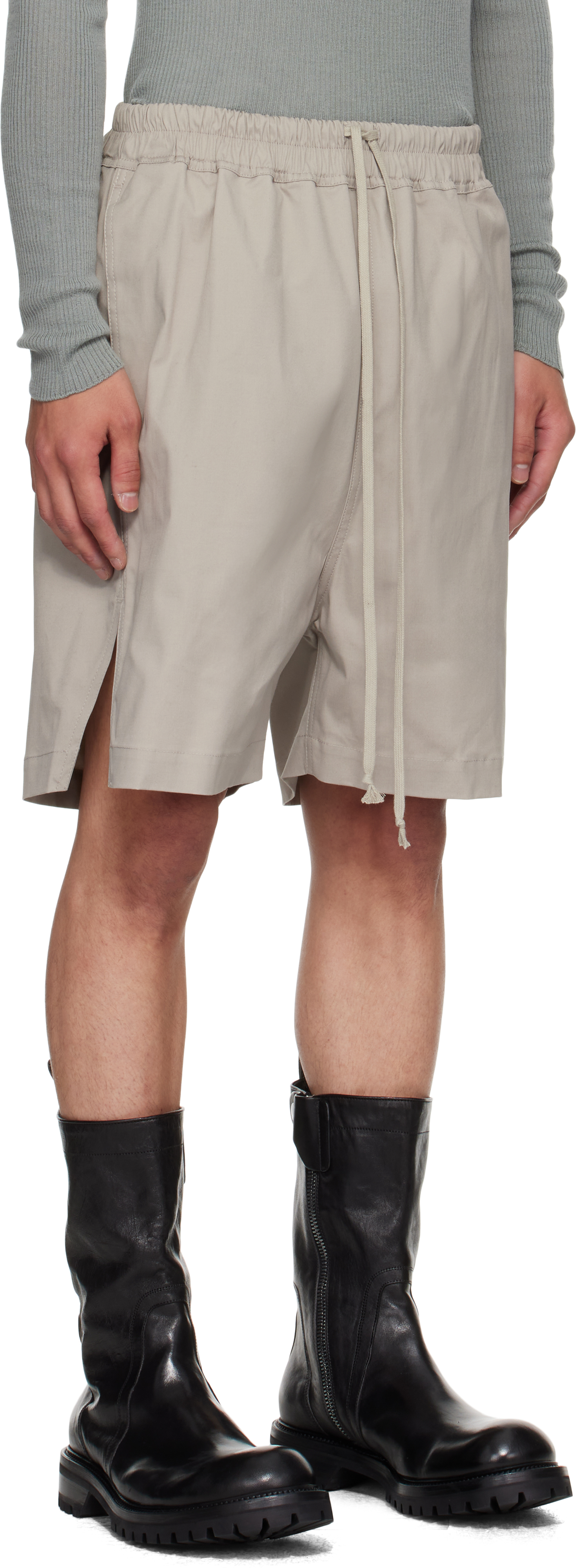 Rick Owens Off-white Concordians Boxer Shorts In Neutral