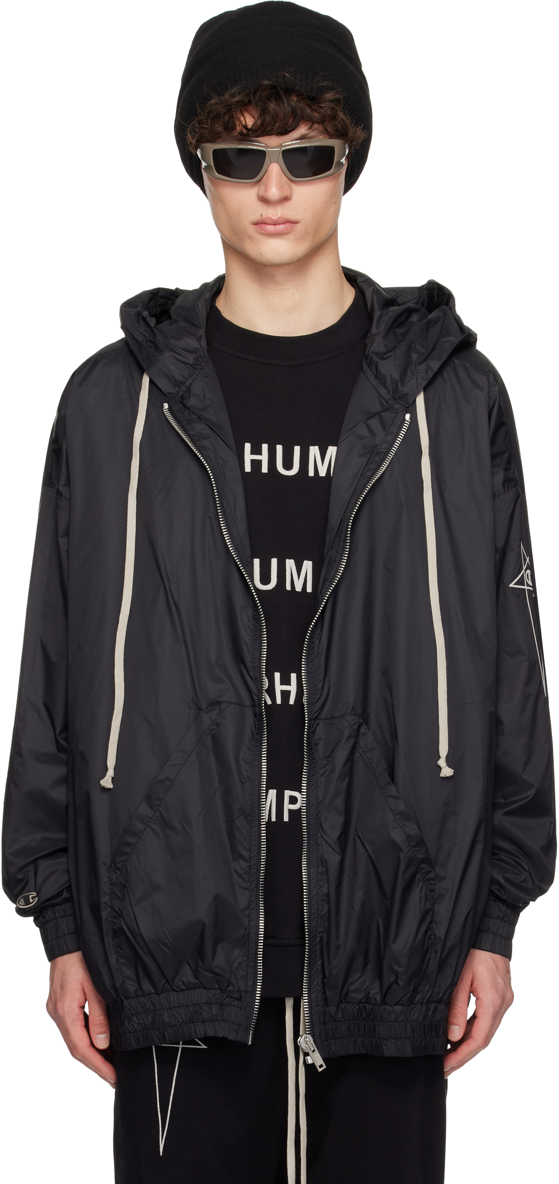 Rick Owens: ブラック Championエディション Jumbo Jason's