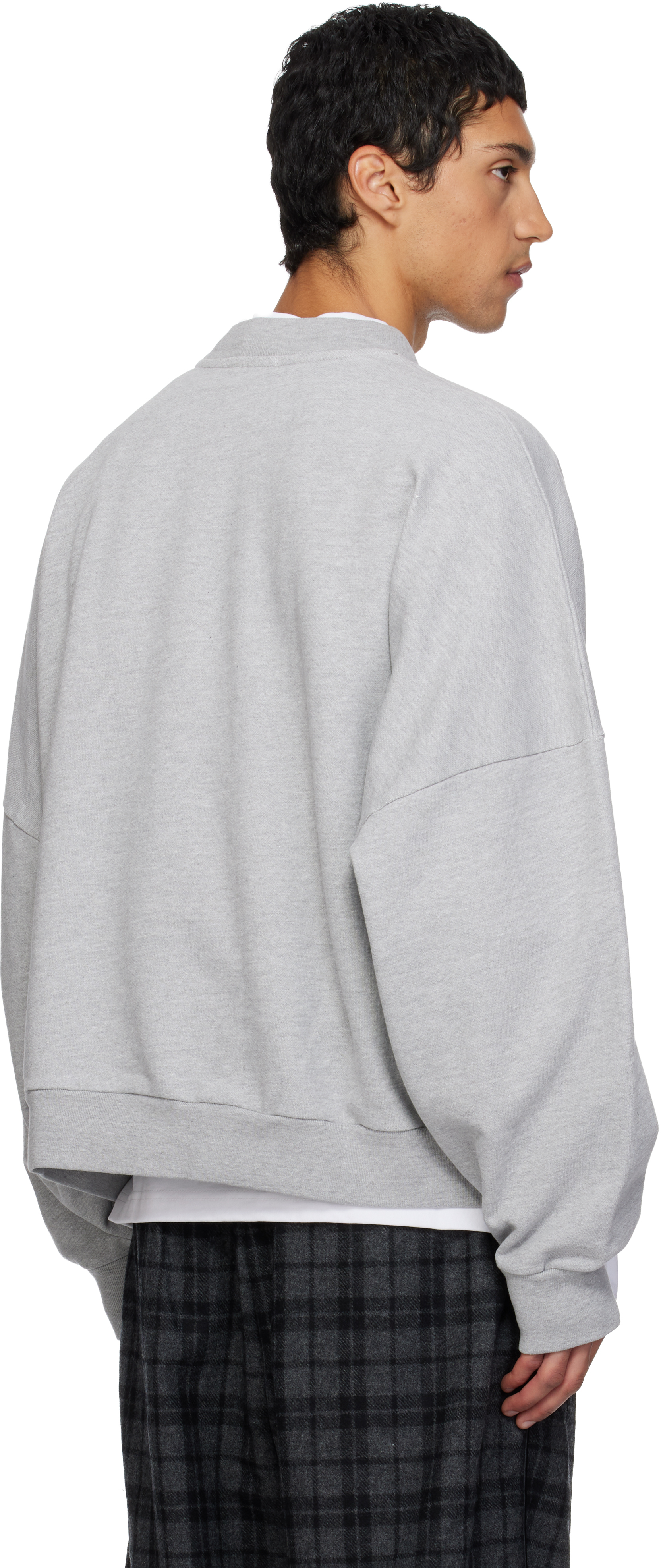 Willy Chavarria Gray 'suavecito' Hooligan Sweatshirt In Gray