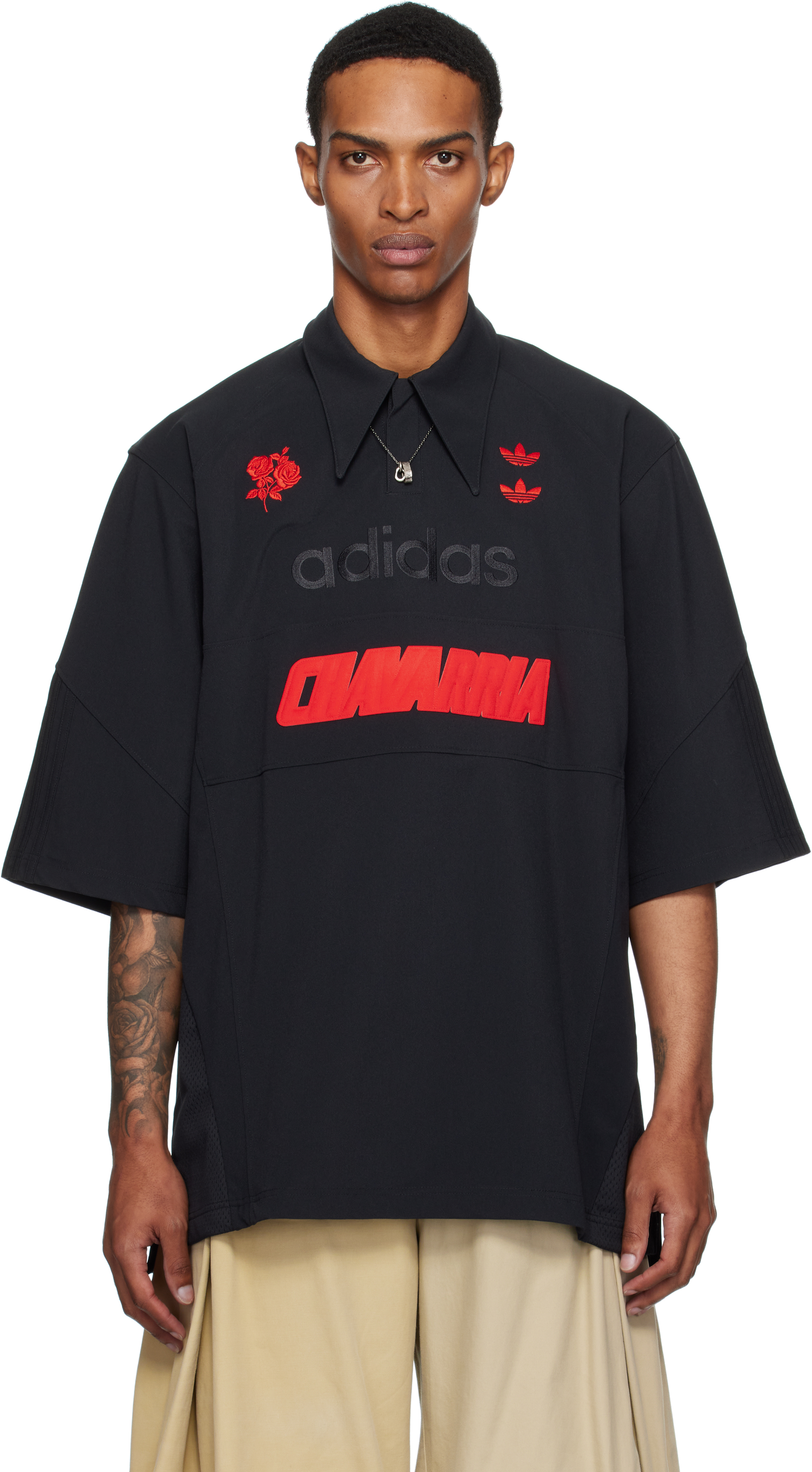 Black adidas Originals Edition Logo Polo