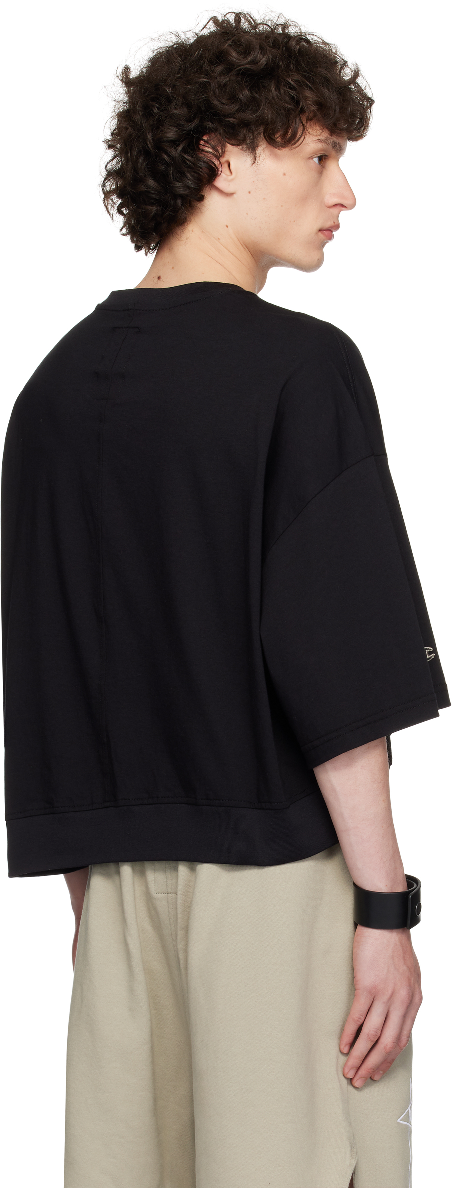 Rick Owens Champion Tommy Oversized Logo-embroidered Cotton-jersey T-shirt