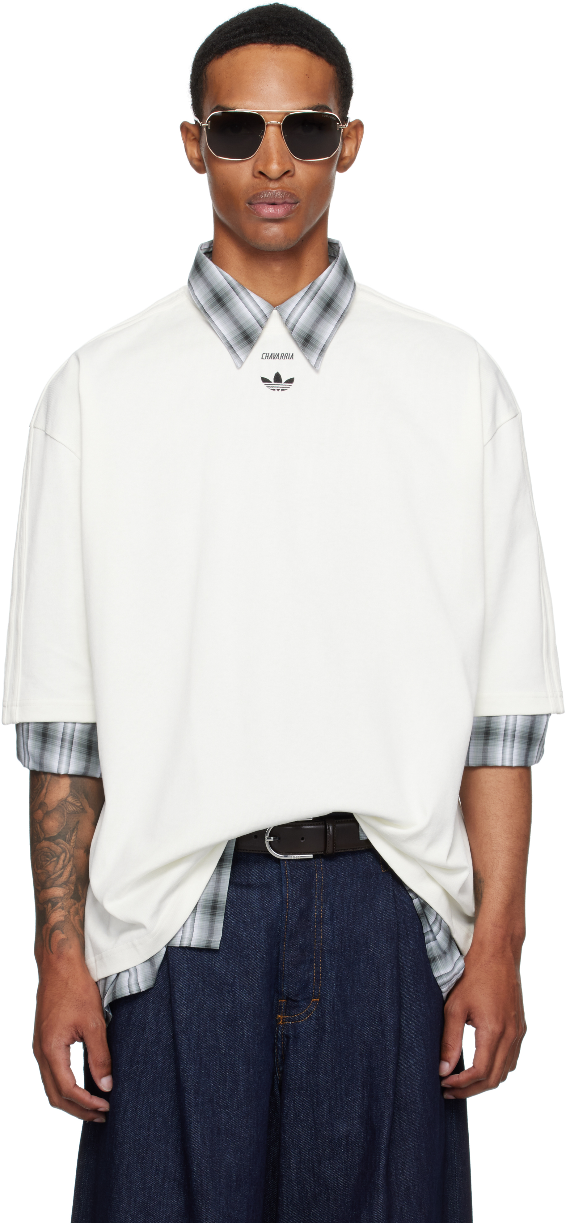 アディダス ウィリー チャバリア ORI MERCH SS TEE TシャツXL adidas WILLY CHAVARRIA MERCH SS TEE オフホワイト（アディダス