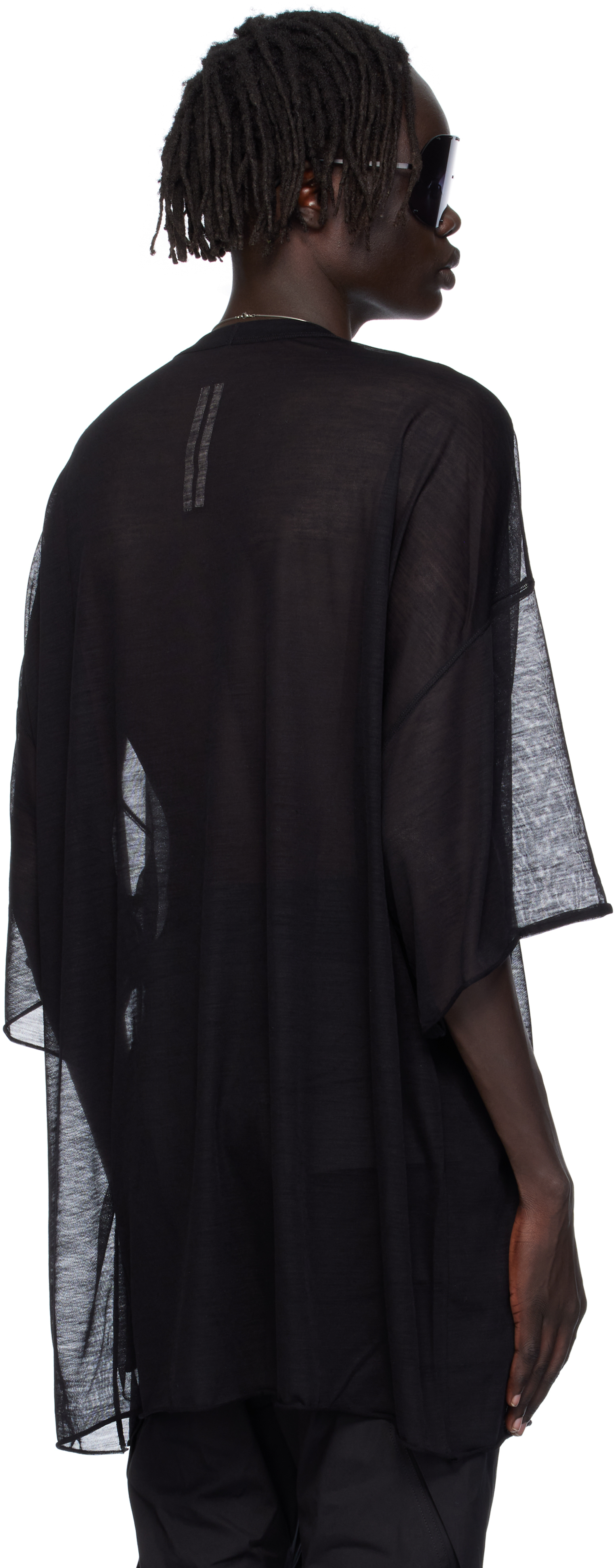Rick Owens Black Concordians Tommy T-shirt In Black
