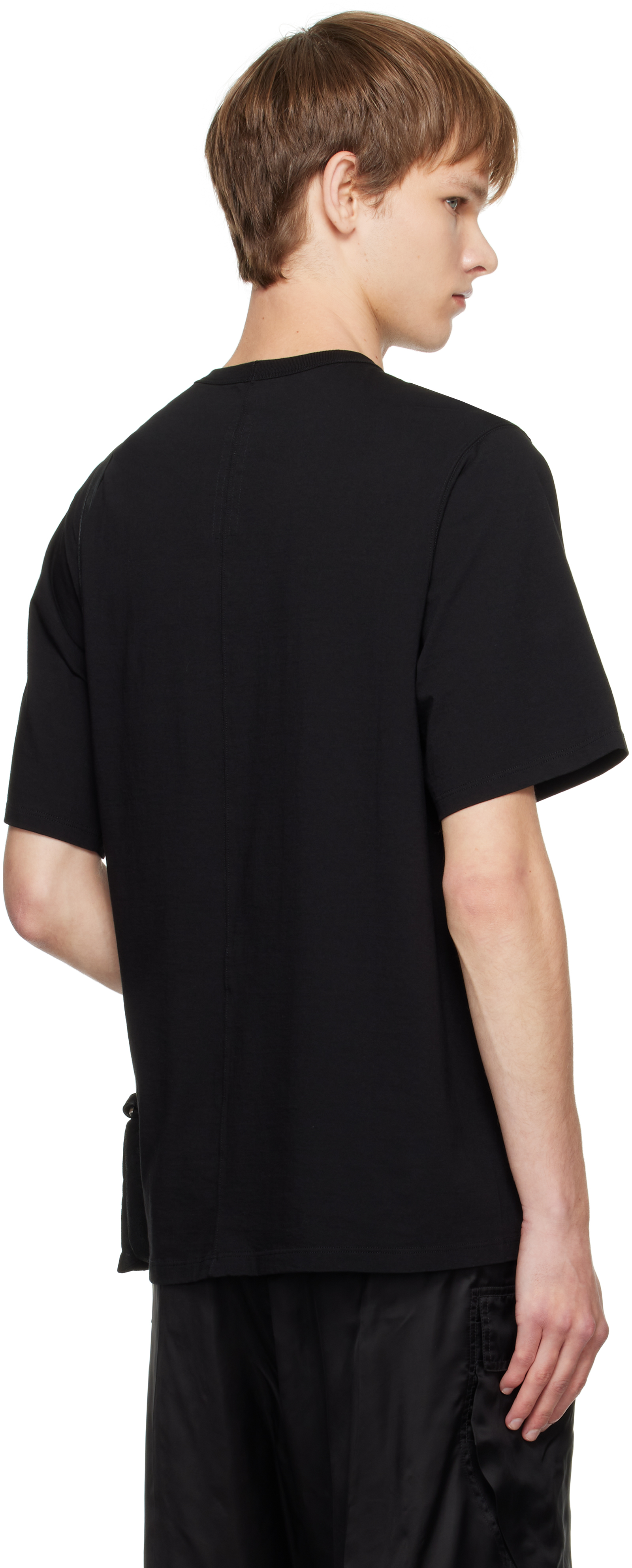Rick Owens Basic Crewneck T-shirt In Black