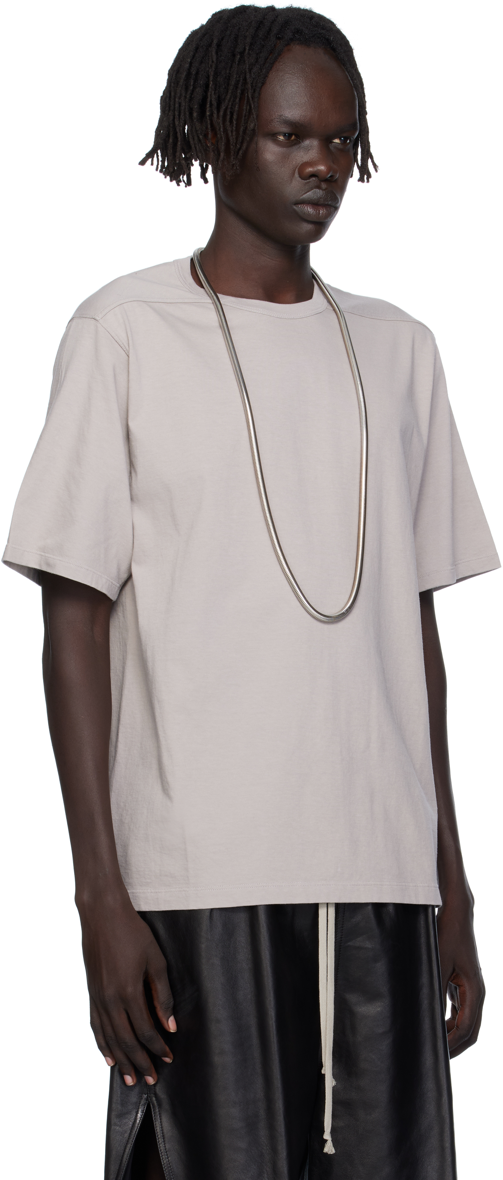 Rick Owens Off-white Concordians Brad T-shirt In White