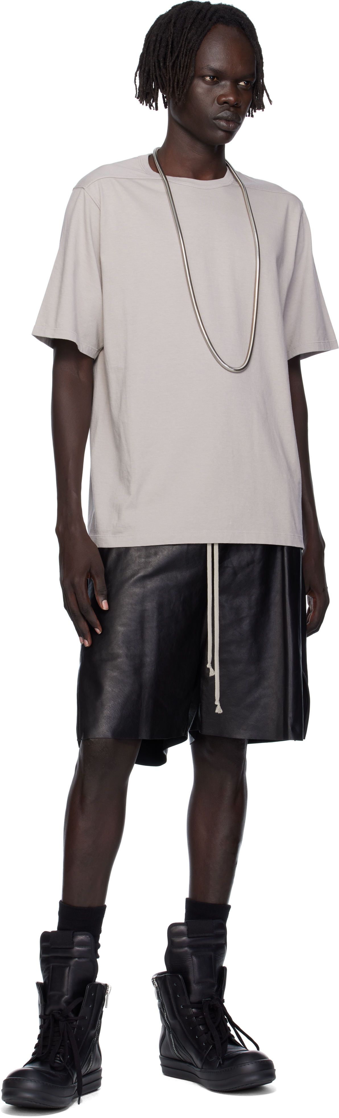 Rick Owens Off-white Concordians Brad T-shirt In White