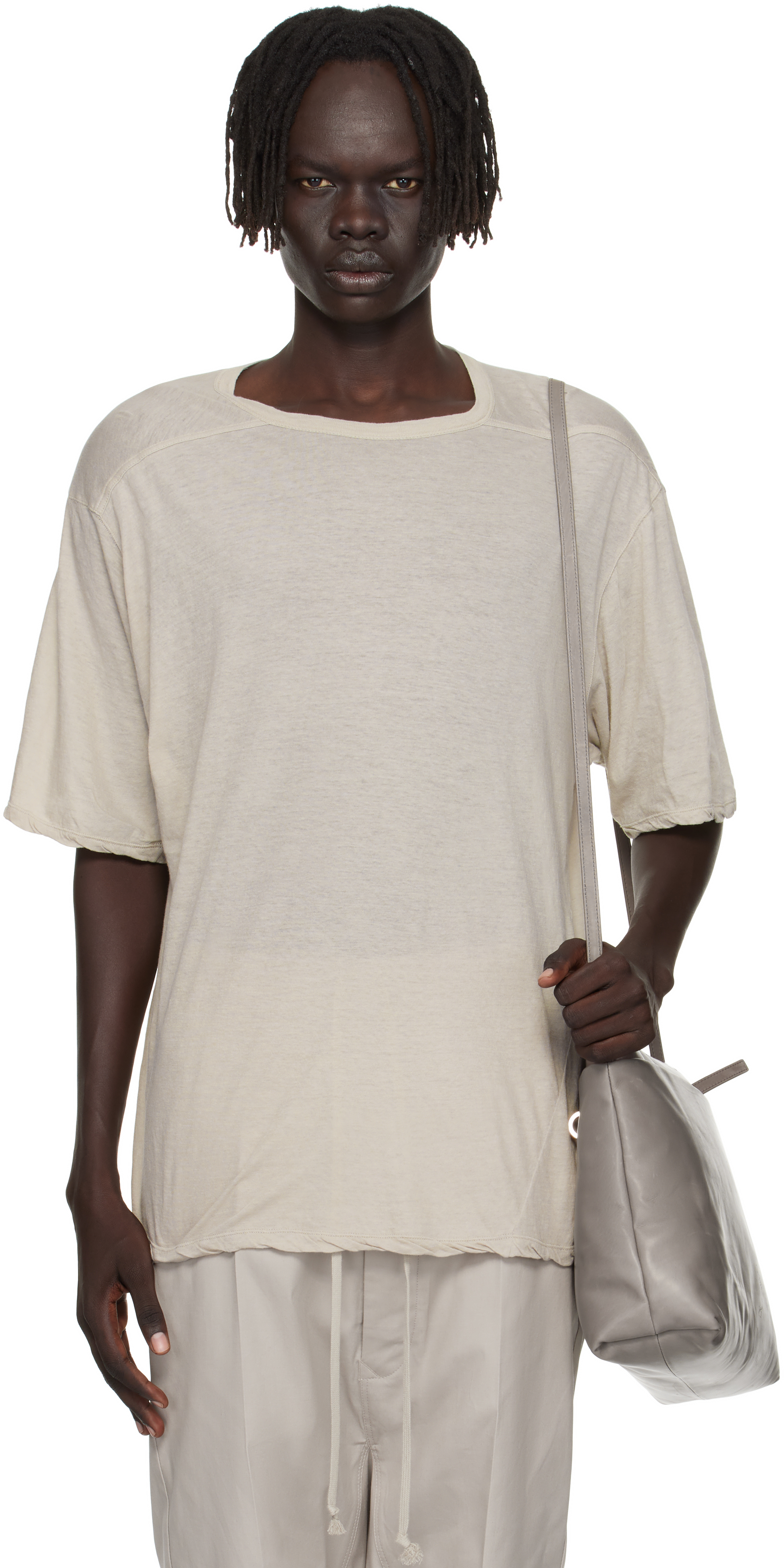 Rick Owens: Off-White Concordians Brad T-shirt | SSENSE