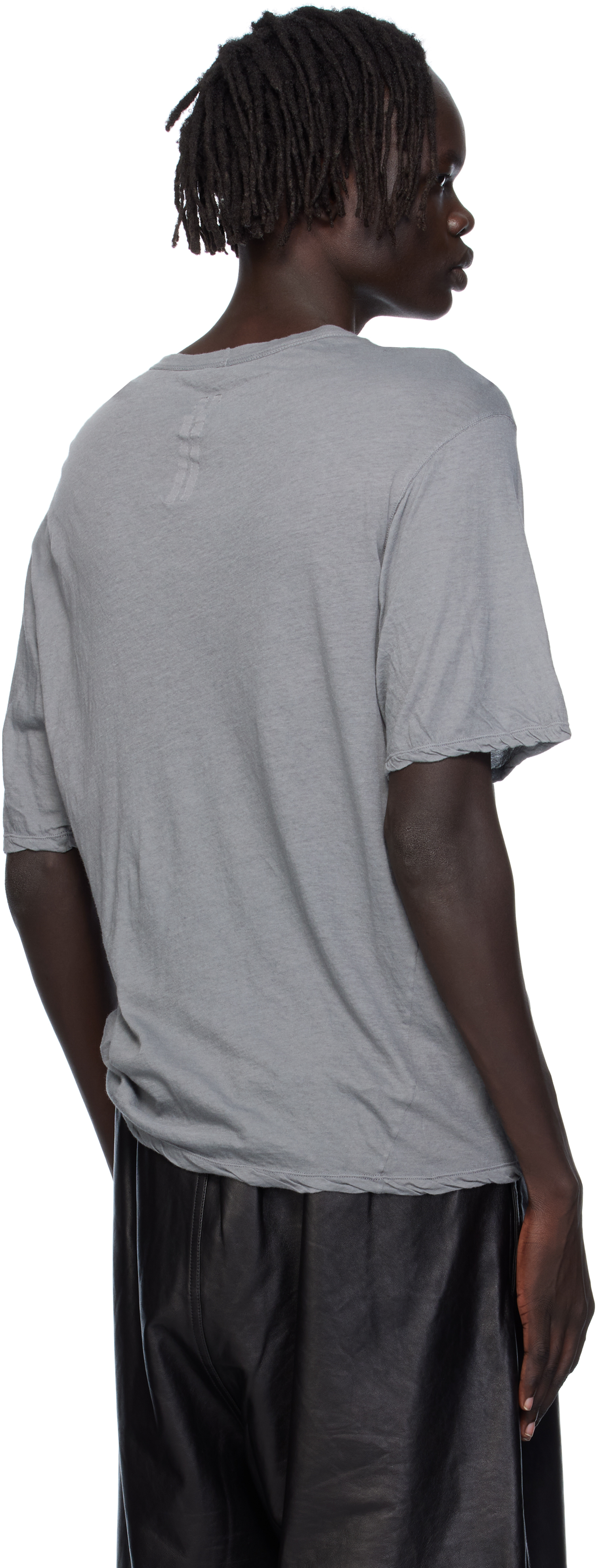 Rick Owens Gray Concordians Brad T-shirt In Multi