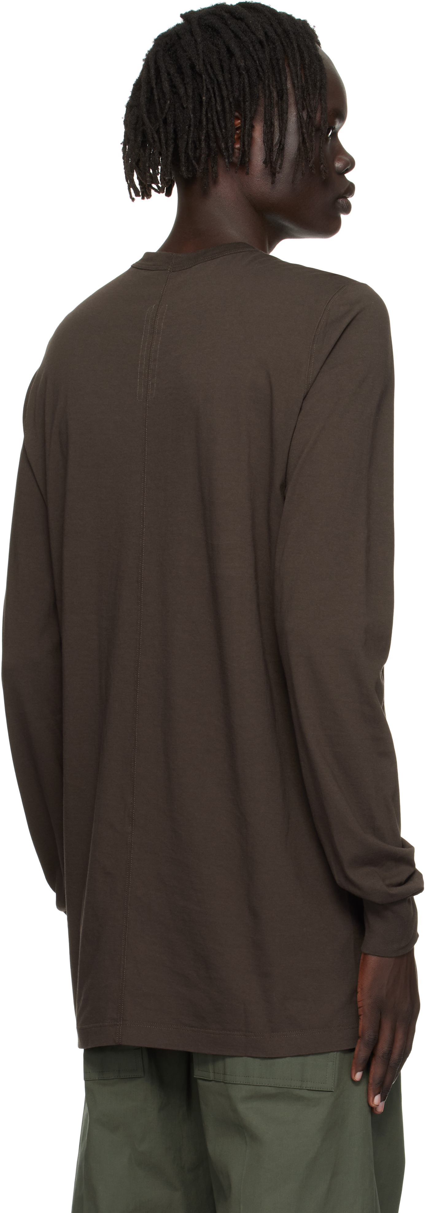 Rick Owens Gray Concordians Level Ls T-shirt In Multi