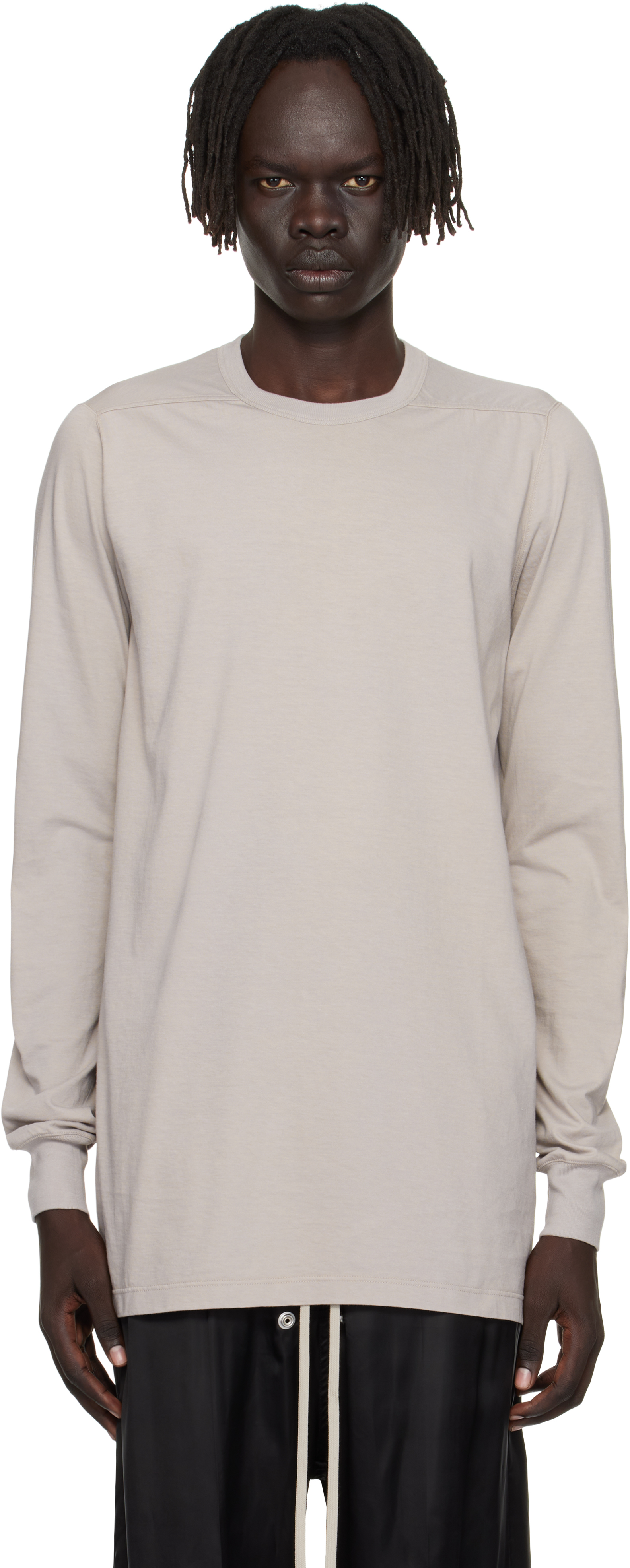 Rick Owens Off-white Concordians Level Ls T-shirt In White