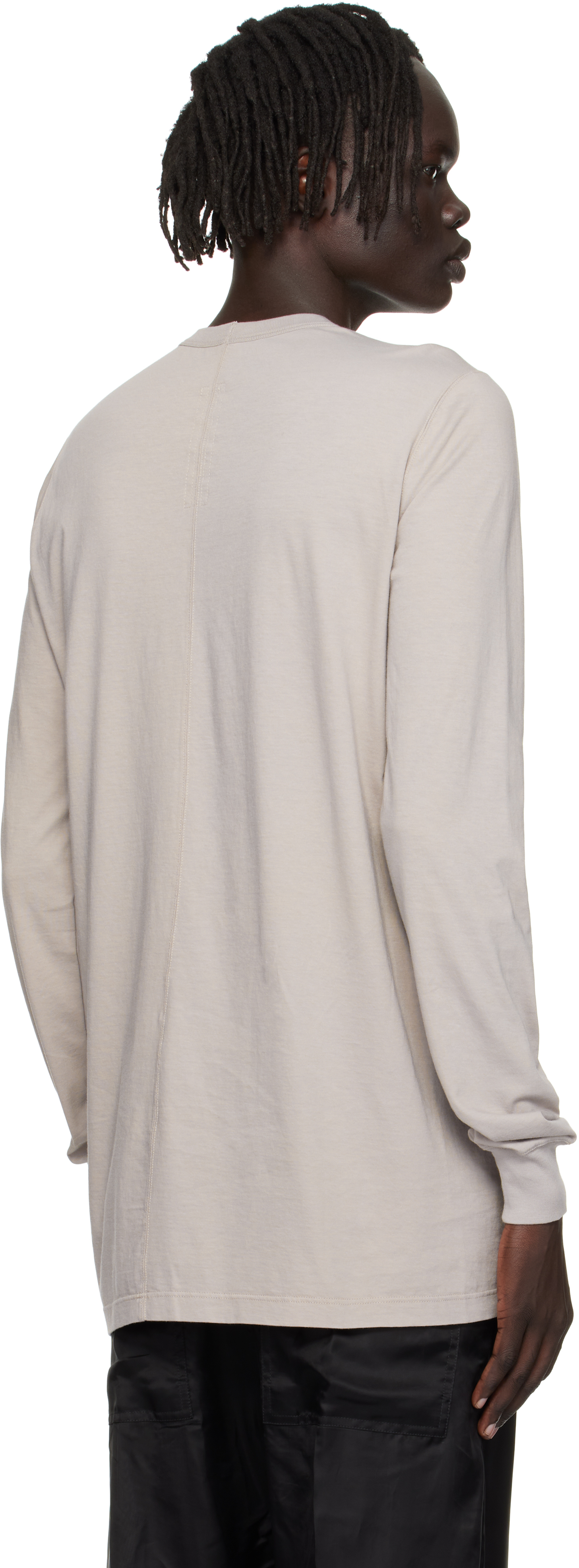 Rick Owens Off-white Concordians Level Ls T-shirt In White