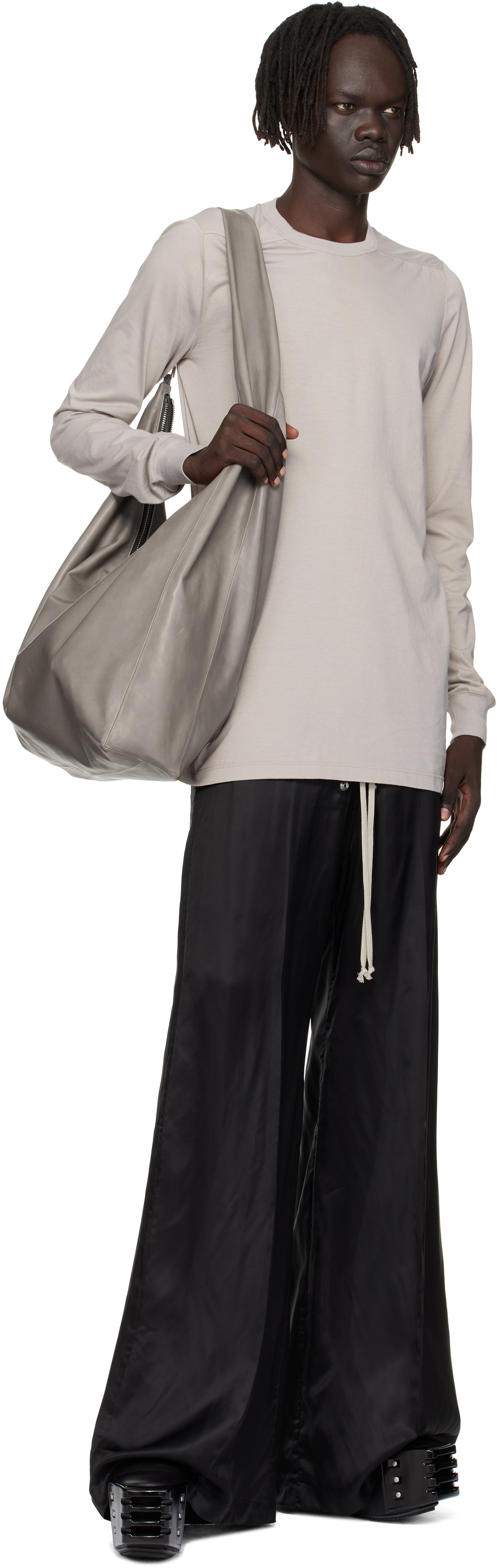 Rick Owens Off-white Concordians Level Ls T-shirt In White