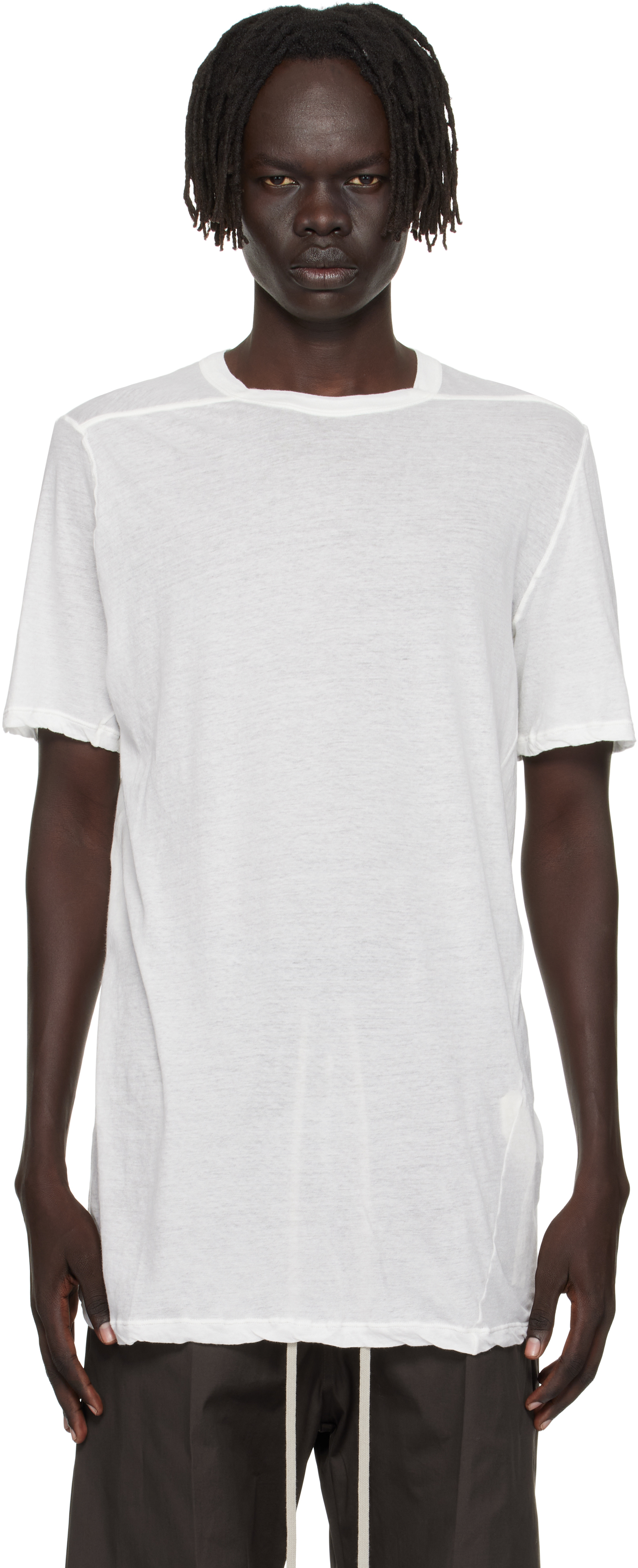 Rick Owens: Off-White Concordians Level T-shirt | SSENSE
