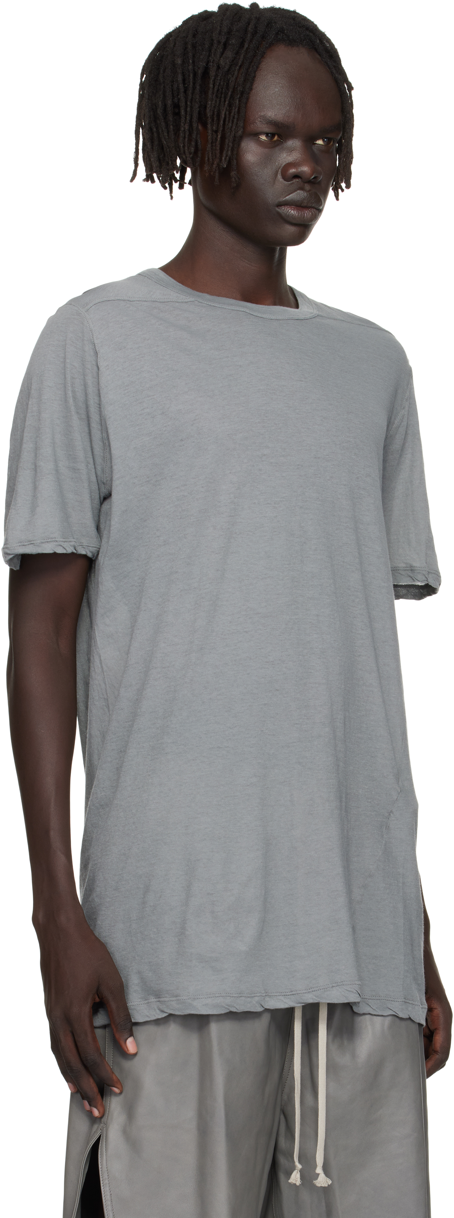 Rick Owens Gray Concordians Level T-shirt