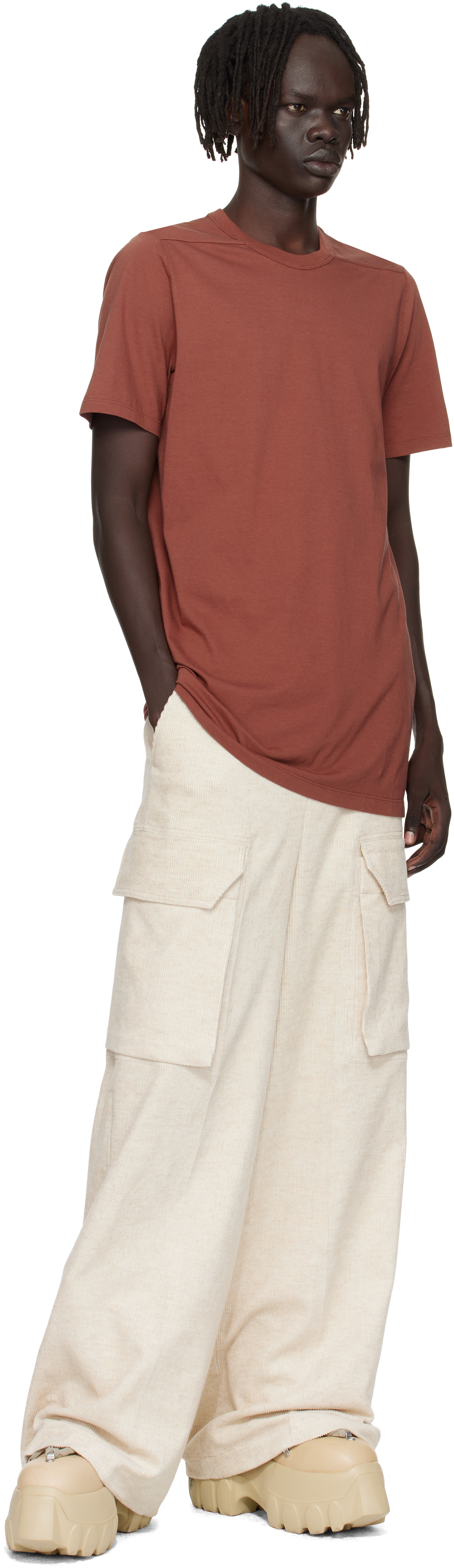Rick Owens Pink Concordians Level T-shirt