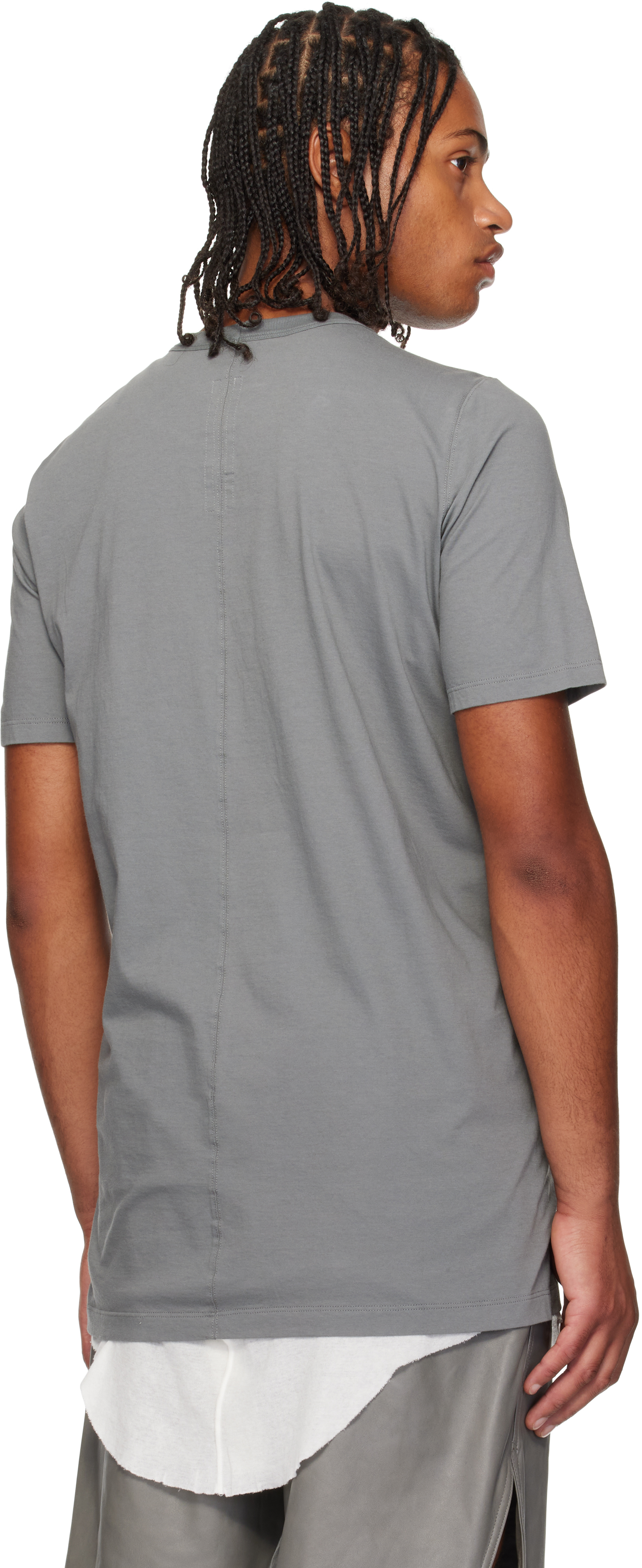 Rick Owens Gray Concordians Level T-shirt In Multi