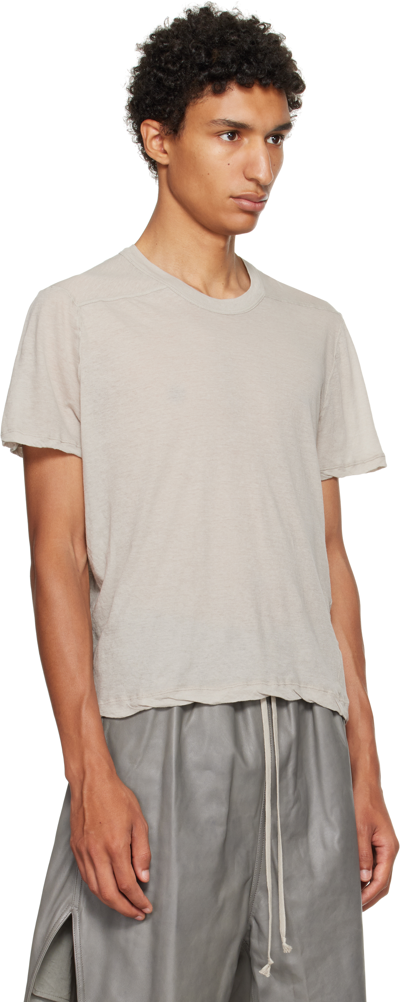 Rick Owens Off-white Concordians Short Level T-shirt In Multi