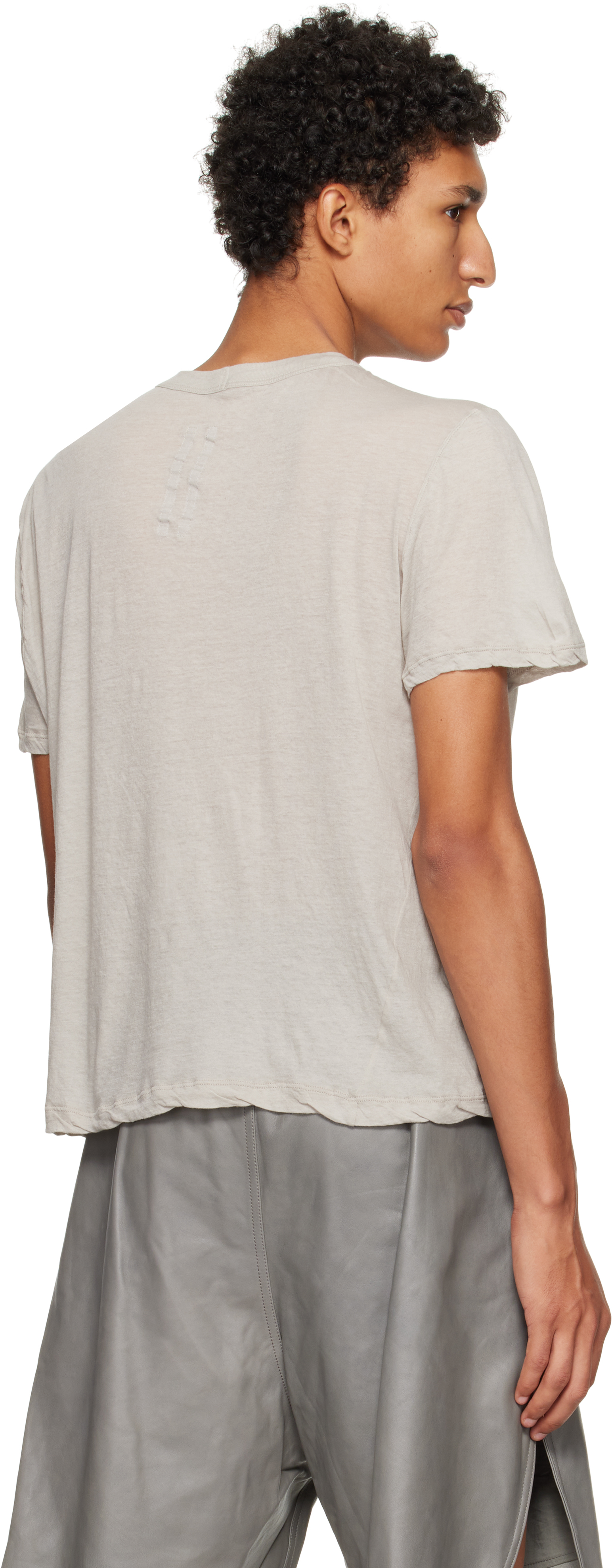 Rick Owens Off-white Concordians Short Level T-shirt In Multi