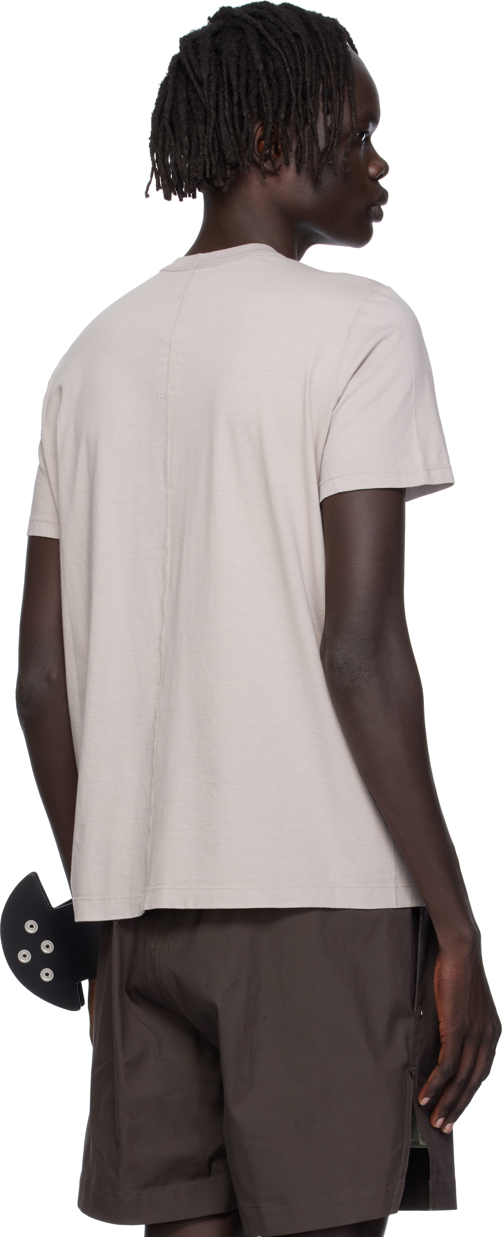 Rick Owens Off-white Concordians Short Level T-shirt In White