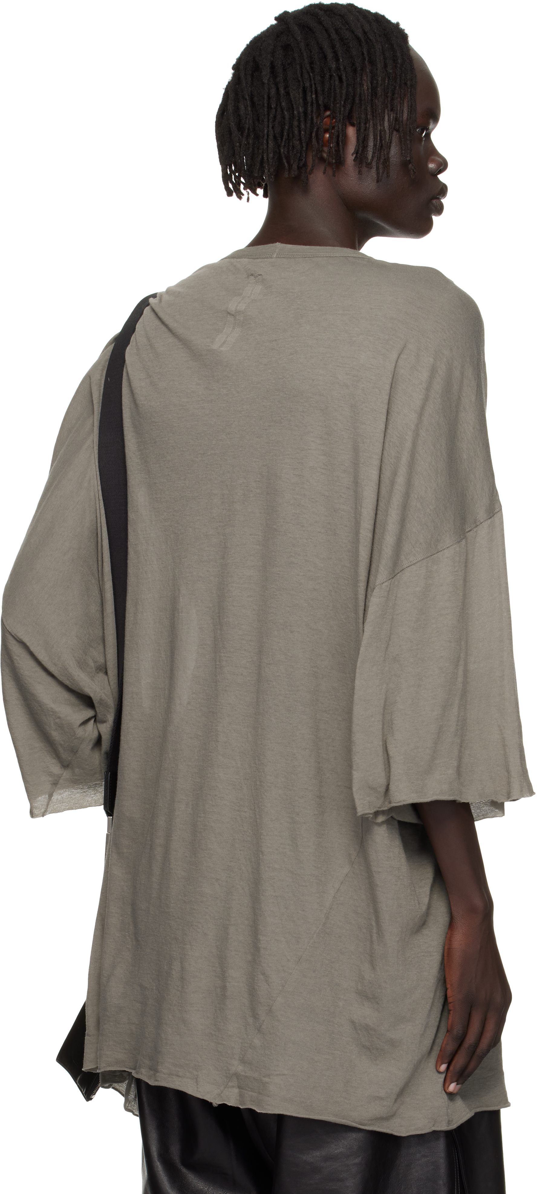 Rick Owens Gray Concordians V Tommy T-shirt In Multi
