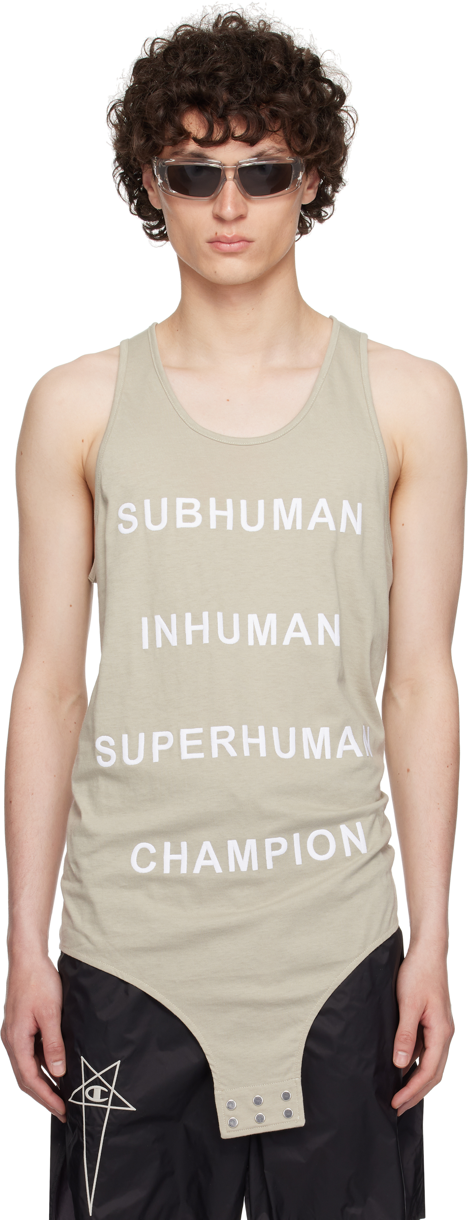 Rick Owens Off-white Champion Edition Basketball Tank Top