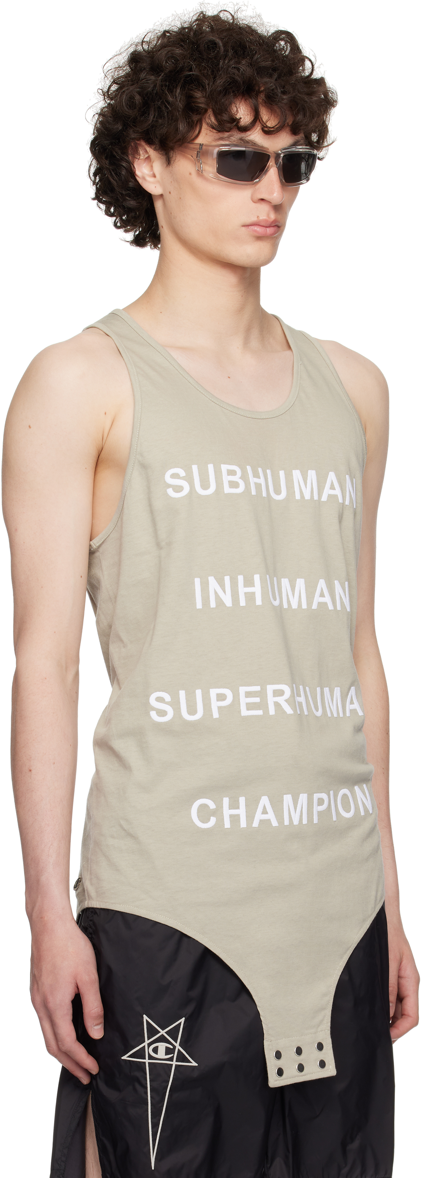 Rick Owens Off-white Champion Edition Basketball Tank Top
