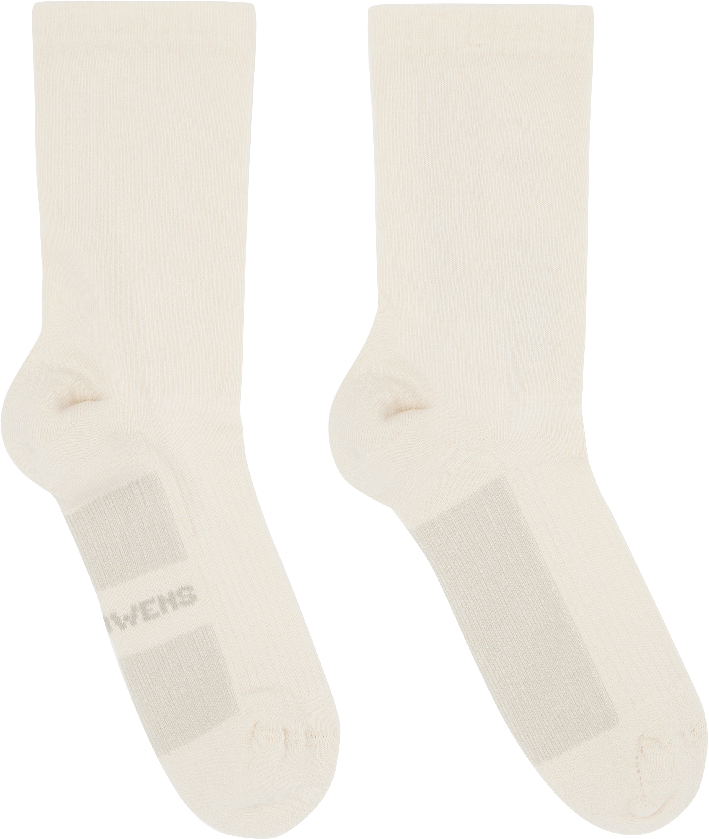 Rick Owens Off-white Concordians Knit Glitter Socks