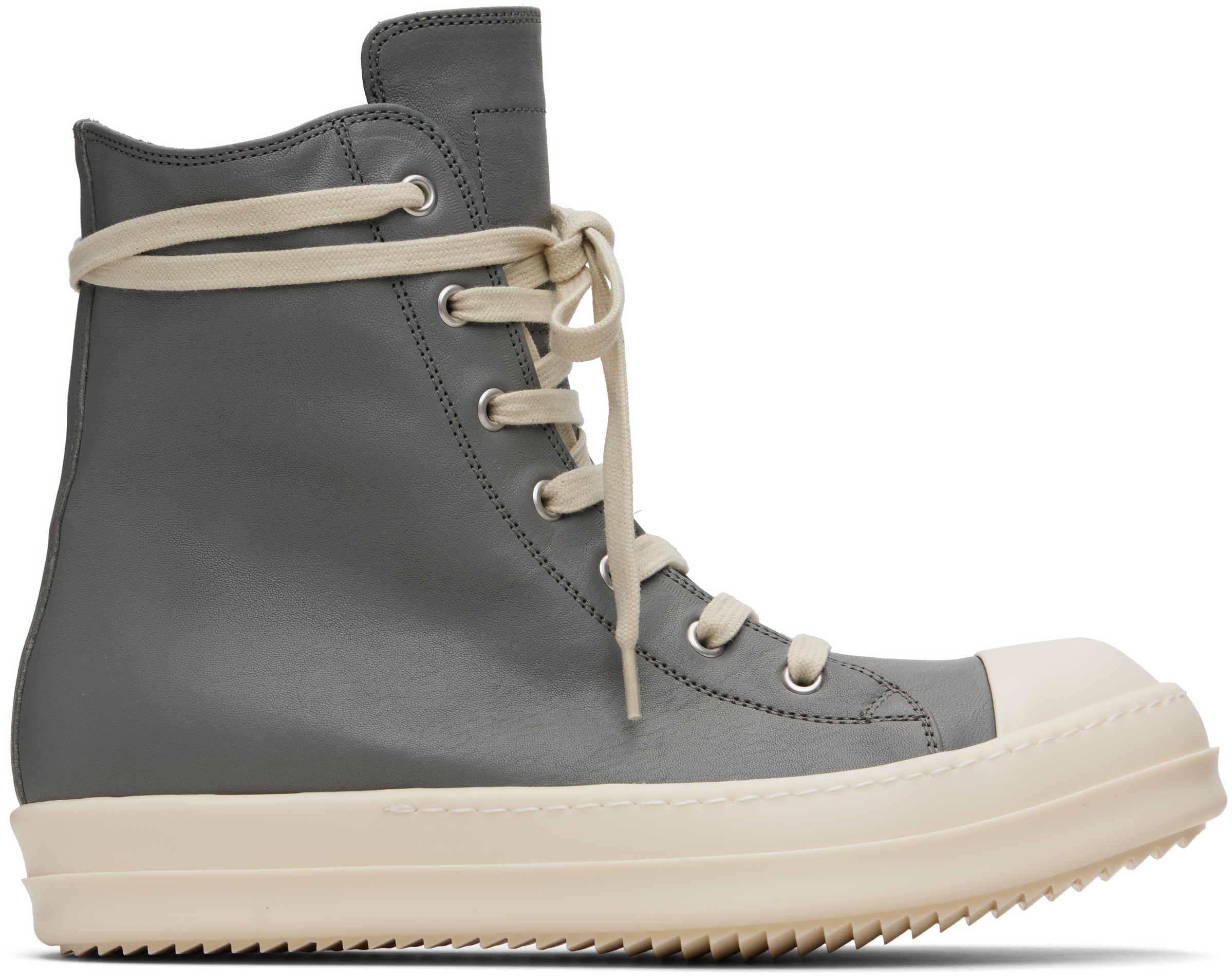 Gray Concordians Sneakers by Rick Owens on Sale