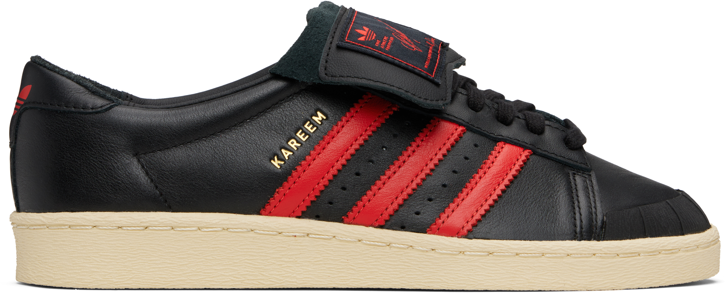 WILLY CHAVARRIA: Black adidas Originals Edition Jabbar Low