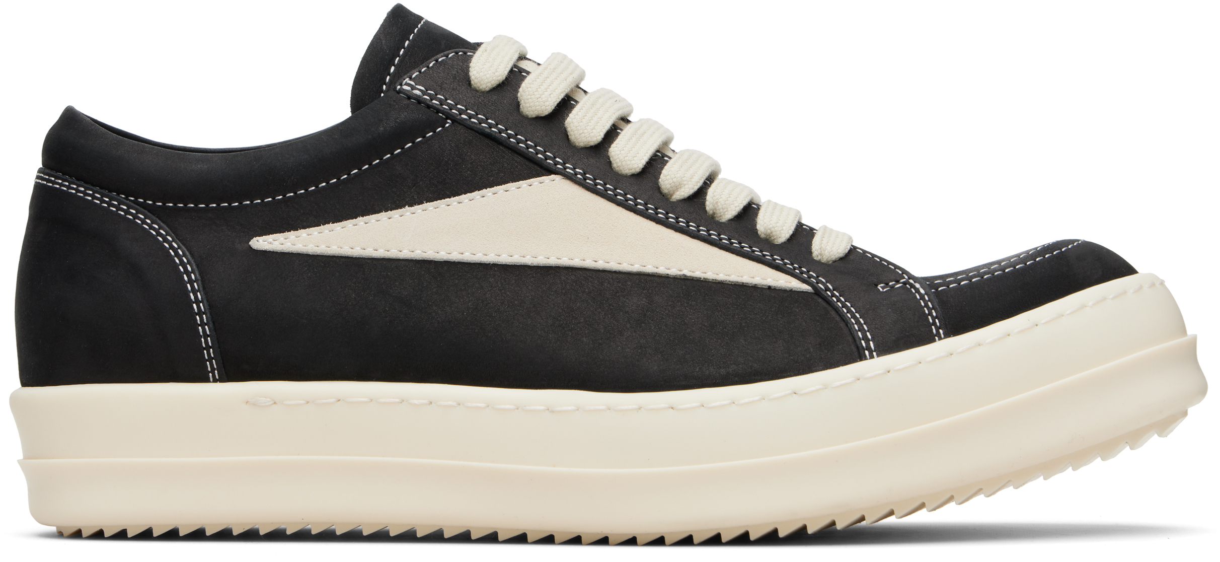 Rick Owens Black Concordians Vintage Sneaks Sneakers In Black